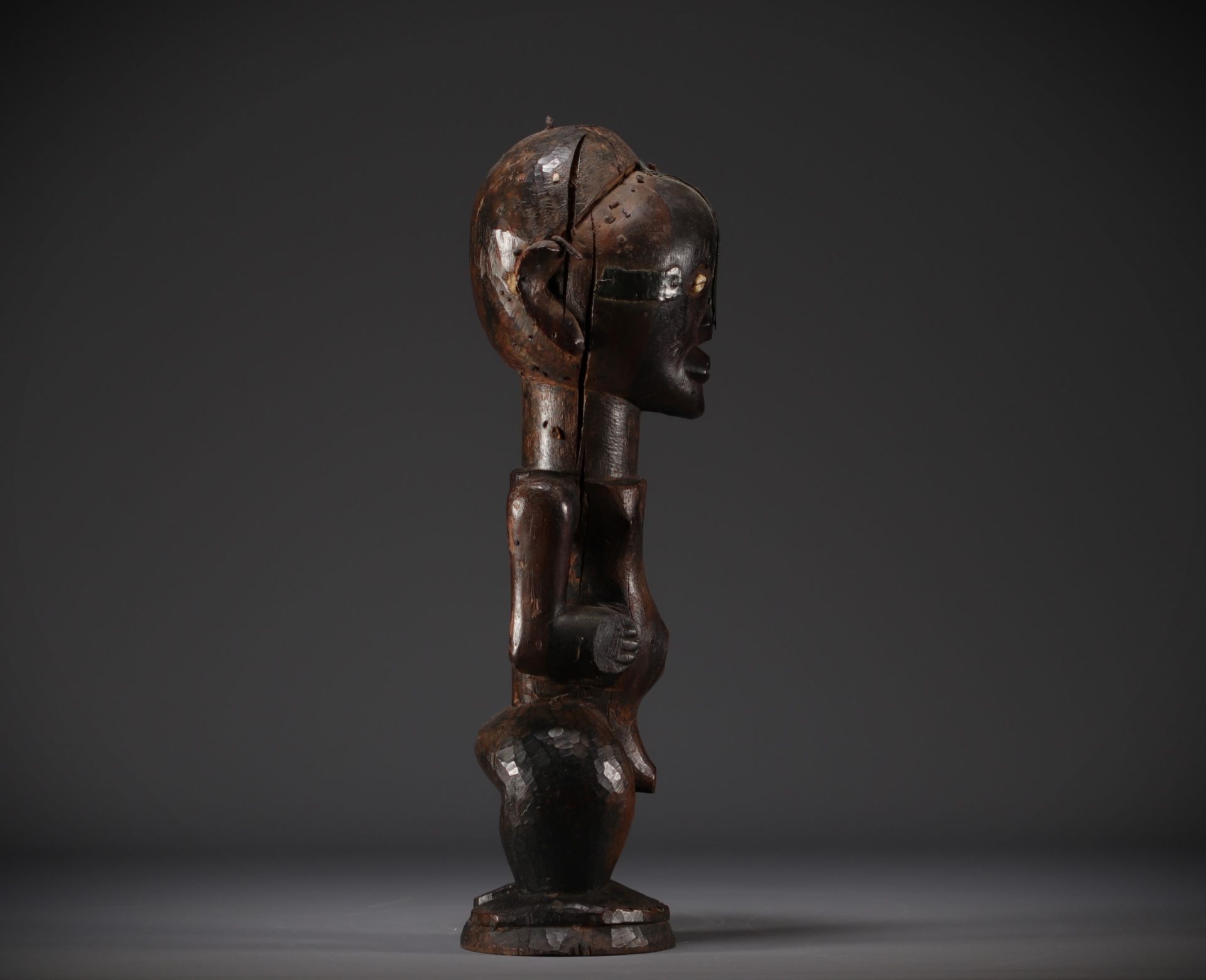 SONGYE male figure - style Sankuru/Lubefu style- Rep.Dem.Congo - Bild 2 aus 7