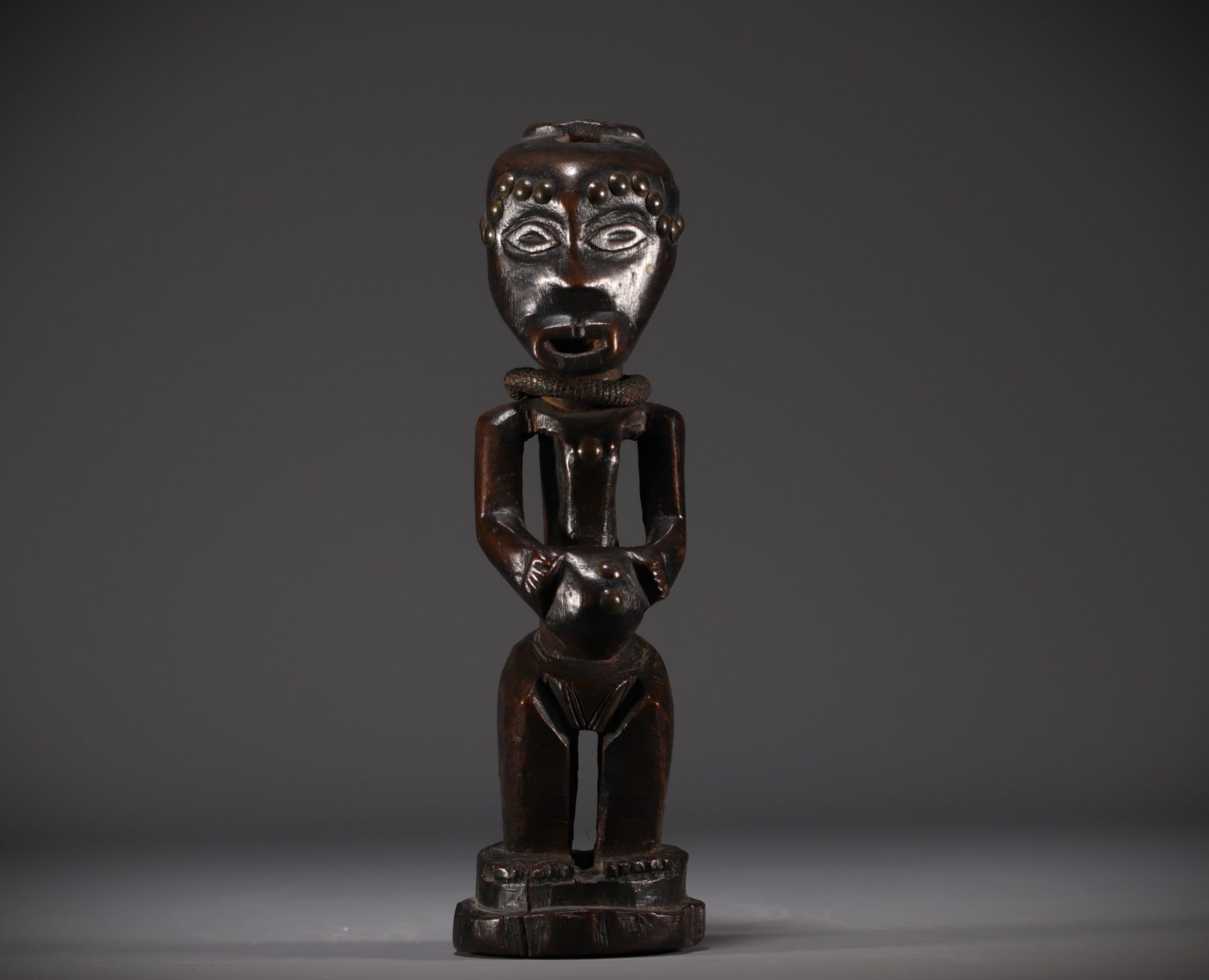 Statue SONGYE- collectee vers 1900 - Rep.Dem.Congo - Image 4 of 7