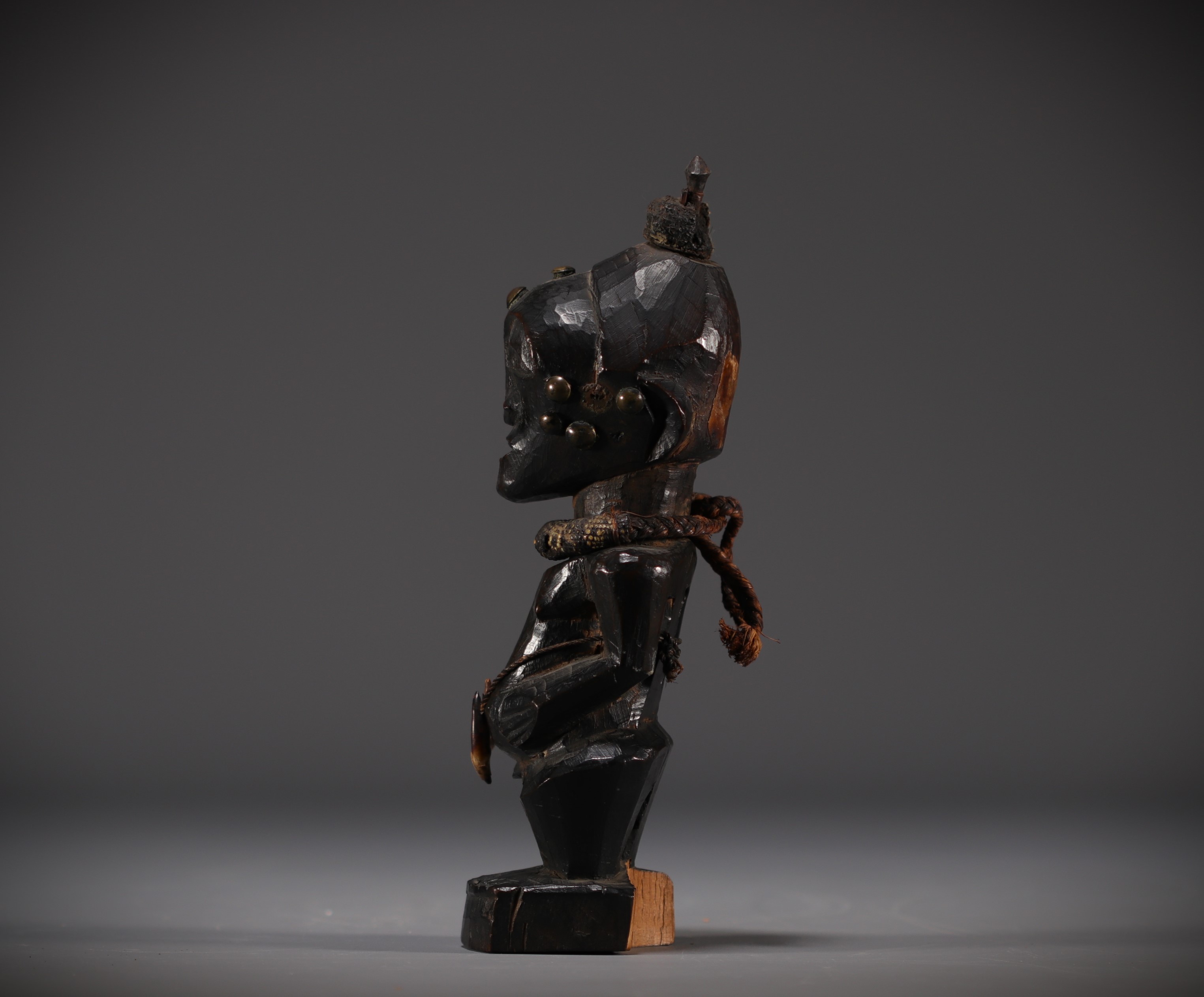 SONGYE ritual figure - collected around 1900 - Rep.Dem.Congo - Image 5 of 7