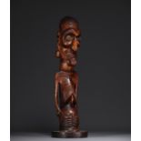 Easter Island - Moqai Kavakava statue in carved wood.