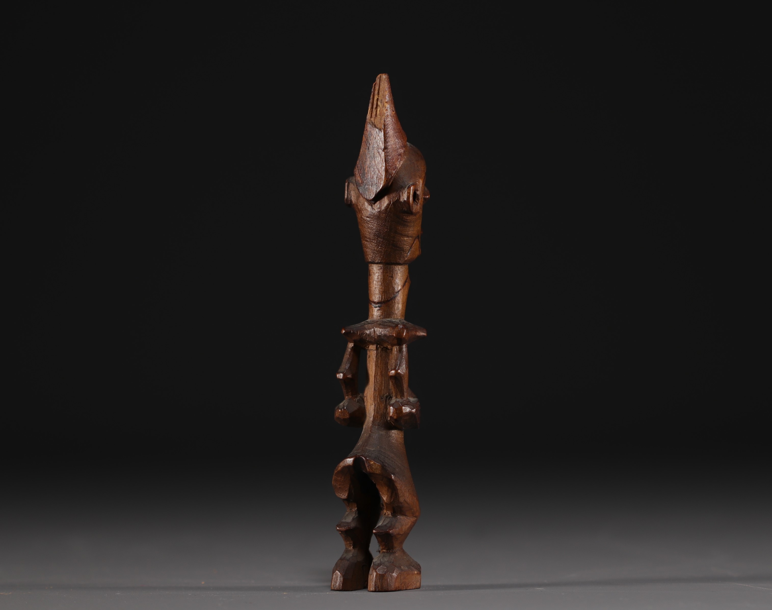 DRC - Bena Lulua statuette, finely carved. - Image 3 of 4