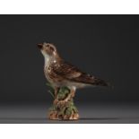 Meissen - Porcelain bird, swords mark under the piece.