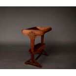 Louis MAJORELLE (1859-1926) attr. a - An Art Nouveau burr walnut veneered table.