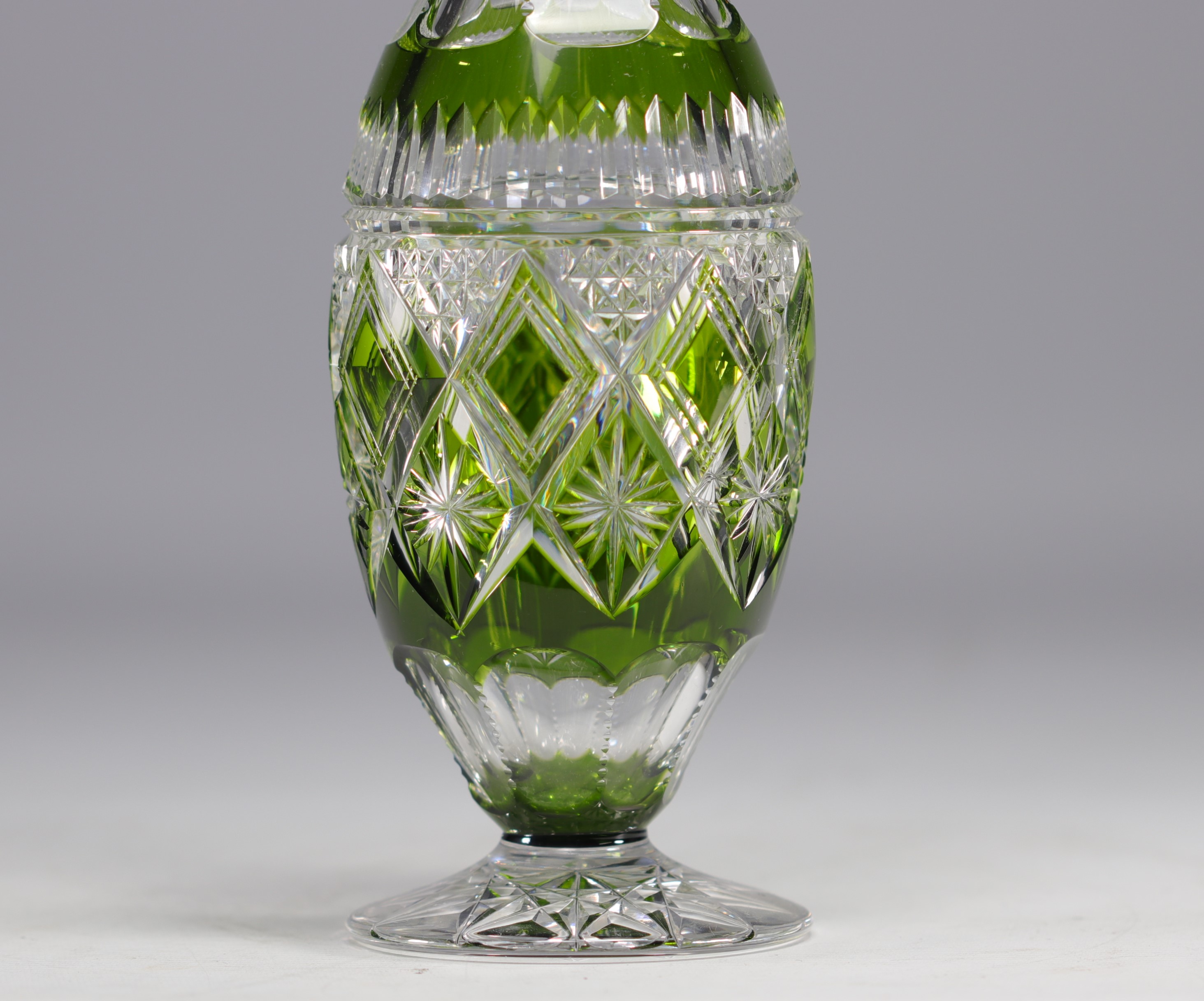 Val Saint Lambert - Beautiful decanter and various crystal glasses. - Image 4 of 4