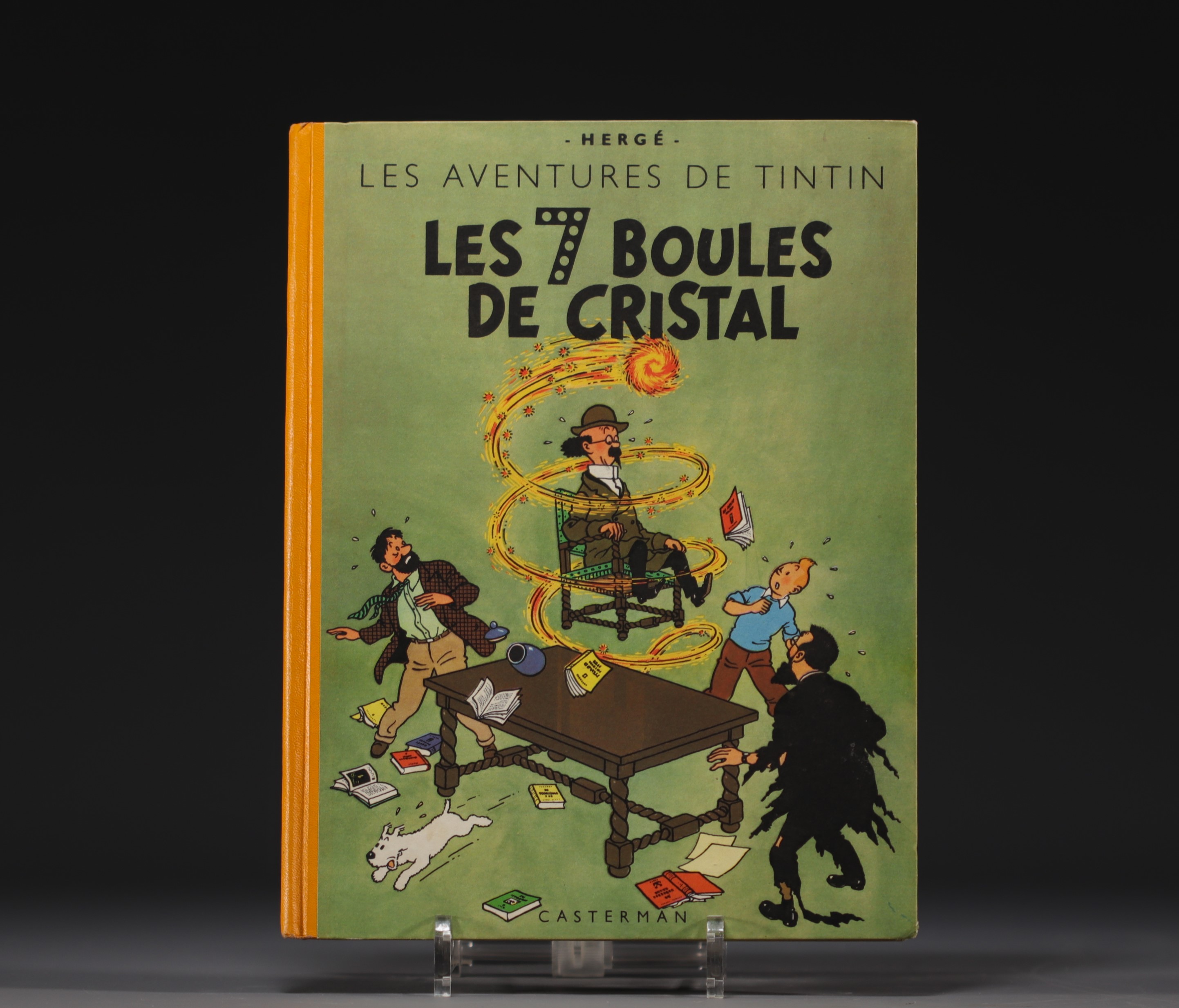 Tintin - "The 7 crystal balls" album, 1948 edition.