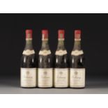 Set of 4 bottles of Volnay "Les Chevrets" 1969 H. BOILLOT, Burgundy.