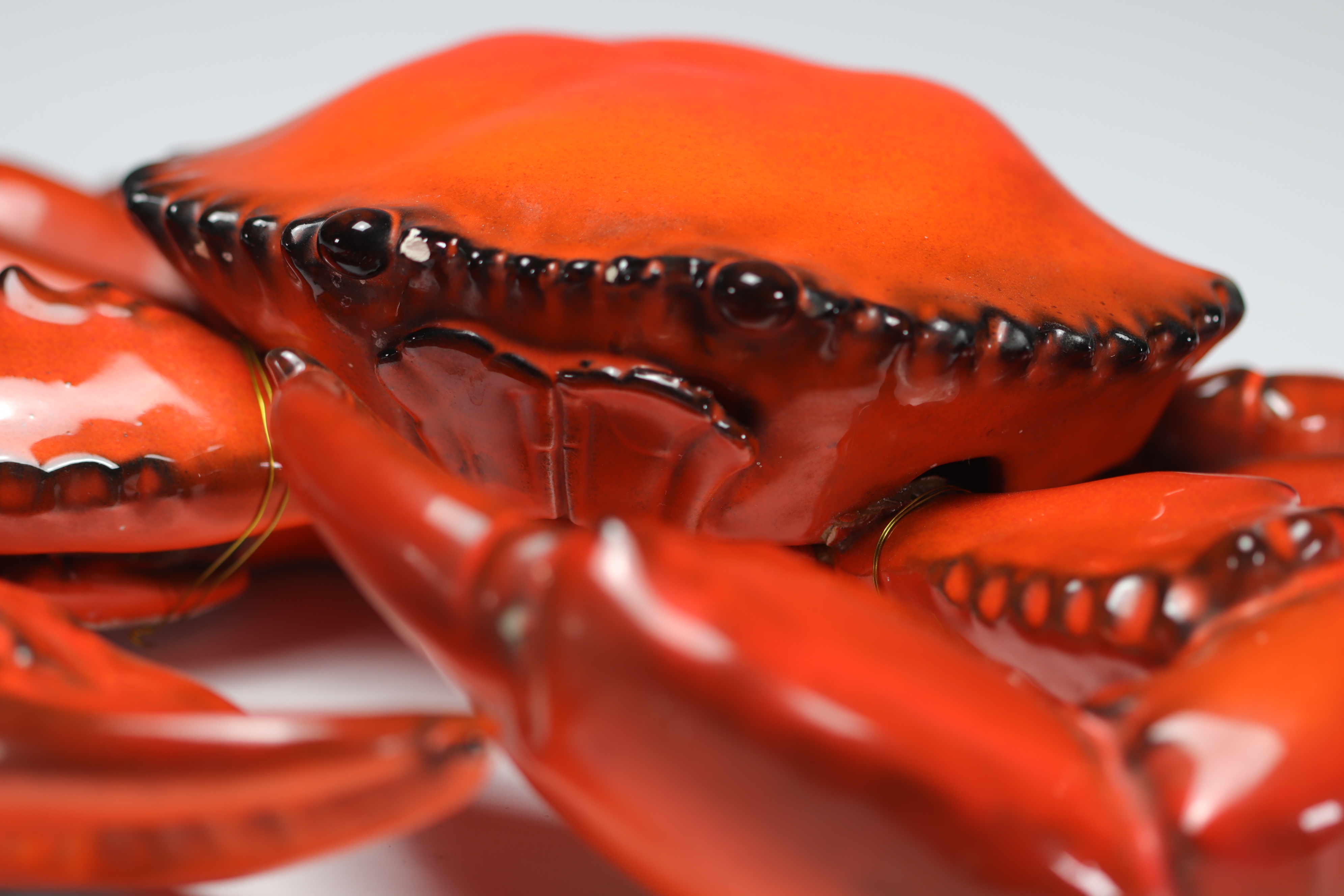 Vallauris - Large glazed ceramic crab, circa 1950. - Bild 3 aus 3