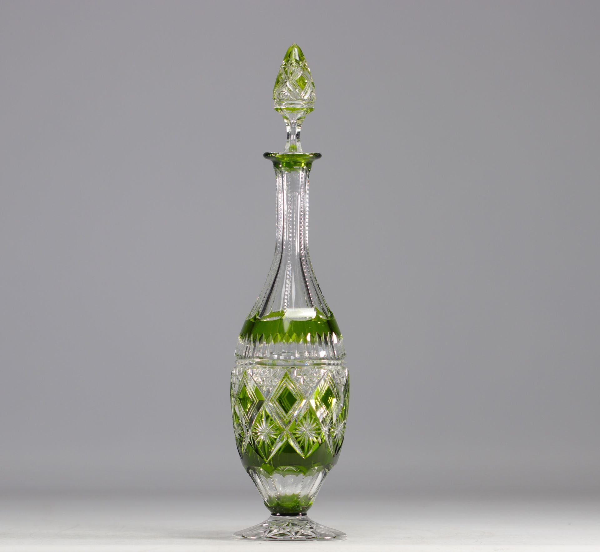 Val Saint Lambert - Beautiful decanter and various crystal glasses. - Bild 2 aus 4