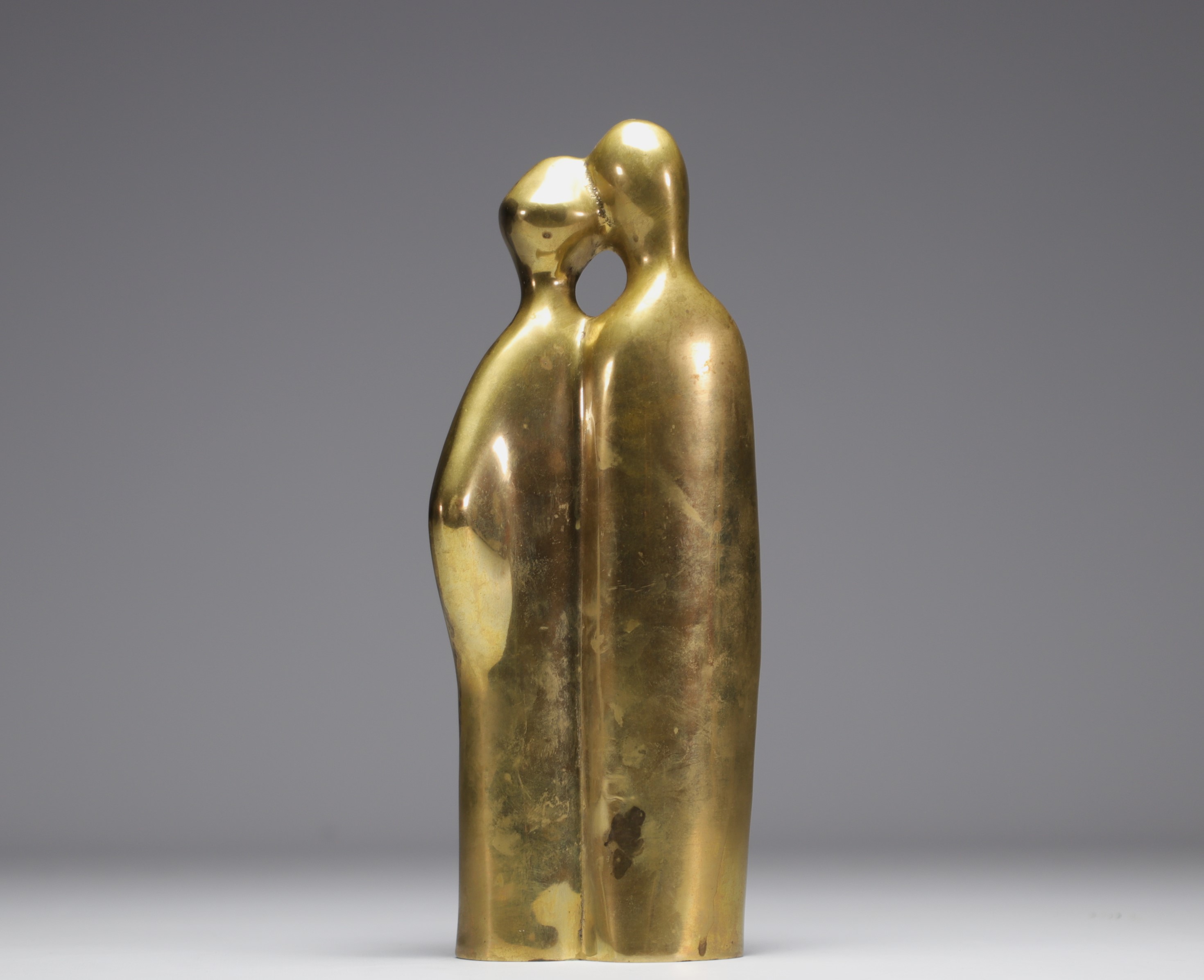 Caravelle Design â€˜Coupleâ€™ Bronze sculpture, circa 1970. - Image 4 of 4