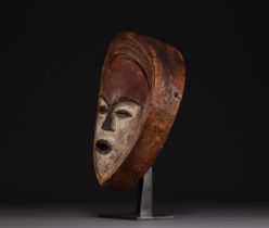 Gabon - Vouvi mask in carved wood, Michel Boulanger collection Liege
