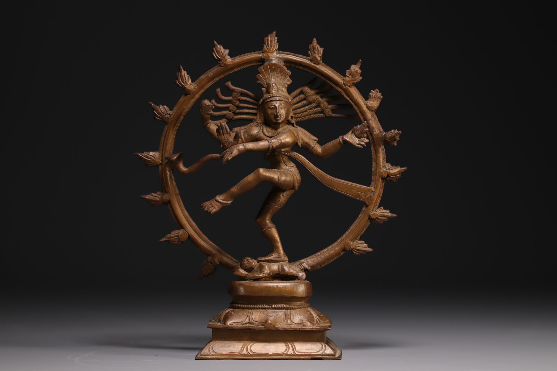 South India - Shiva Nataraja "The king of dancers" Bronze statue.