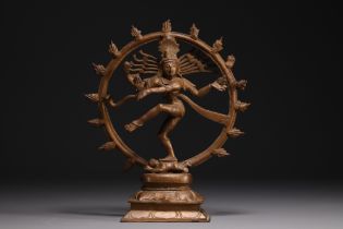South India - Shiva Nataraja "The king of dancers" Bronze statue.