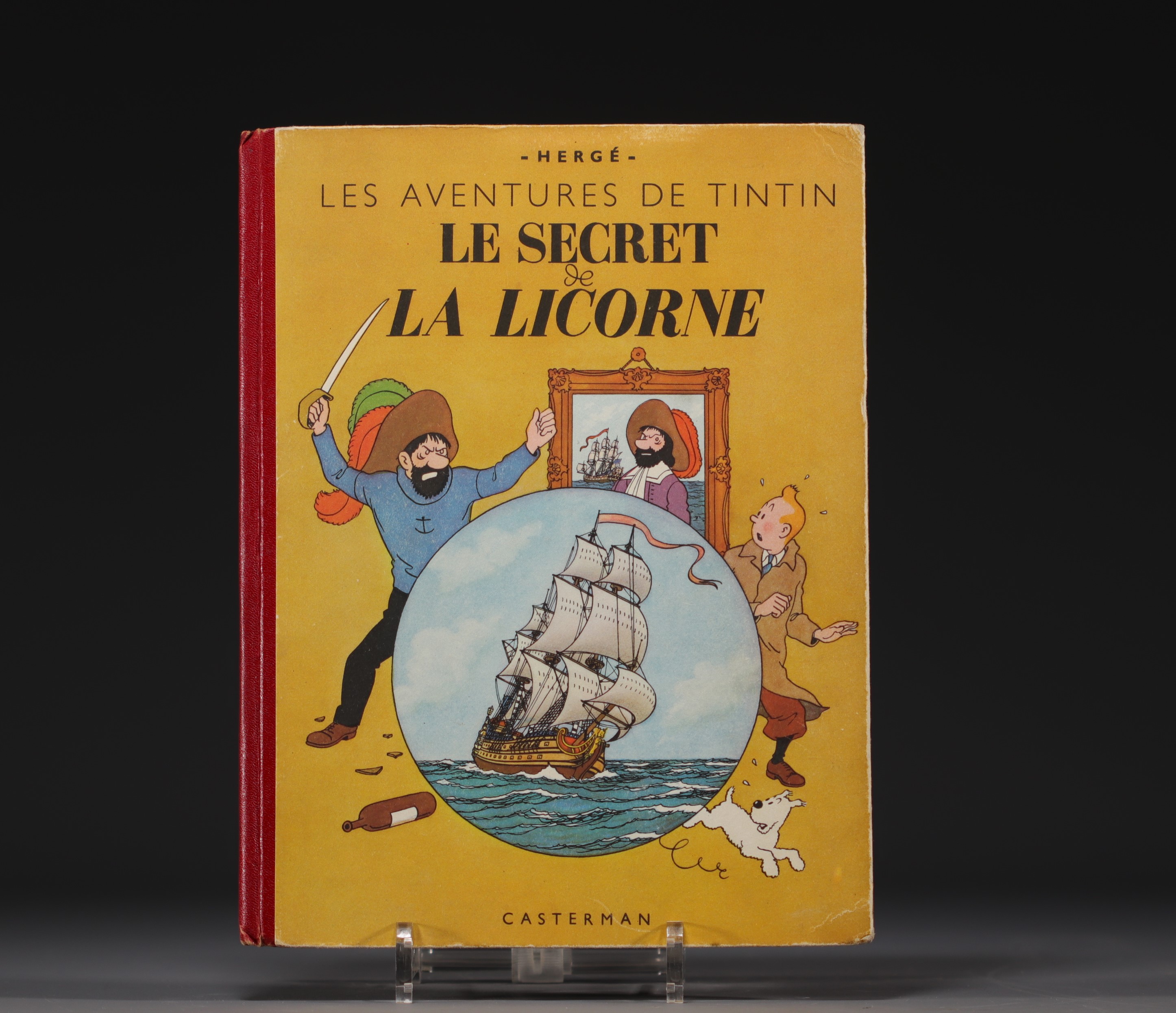 Tintin - "The Secret of the Unicorn" album, 1943 edition.