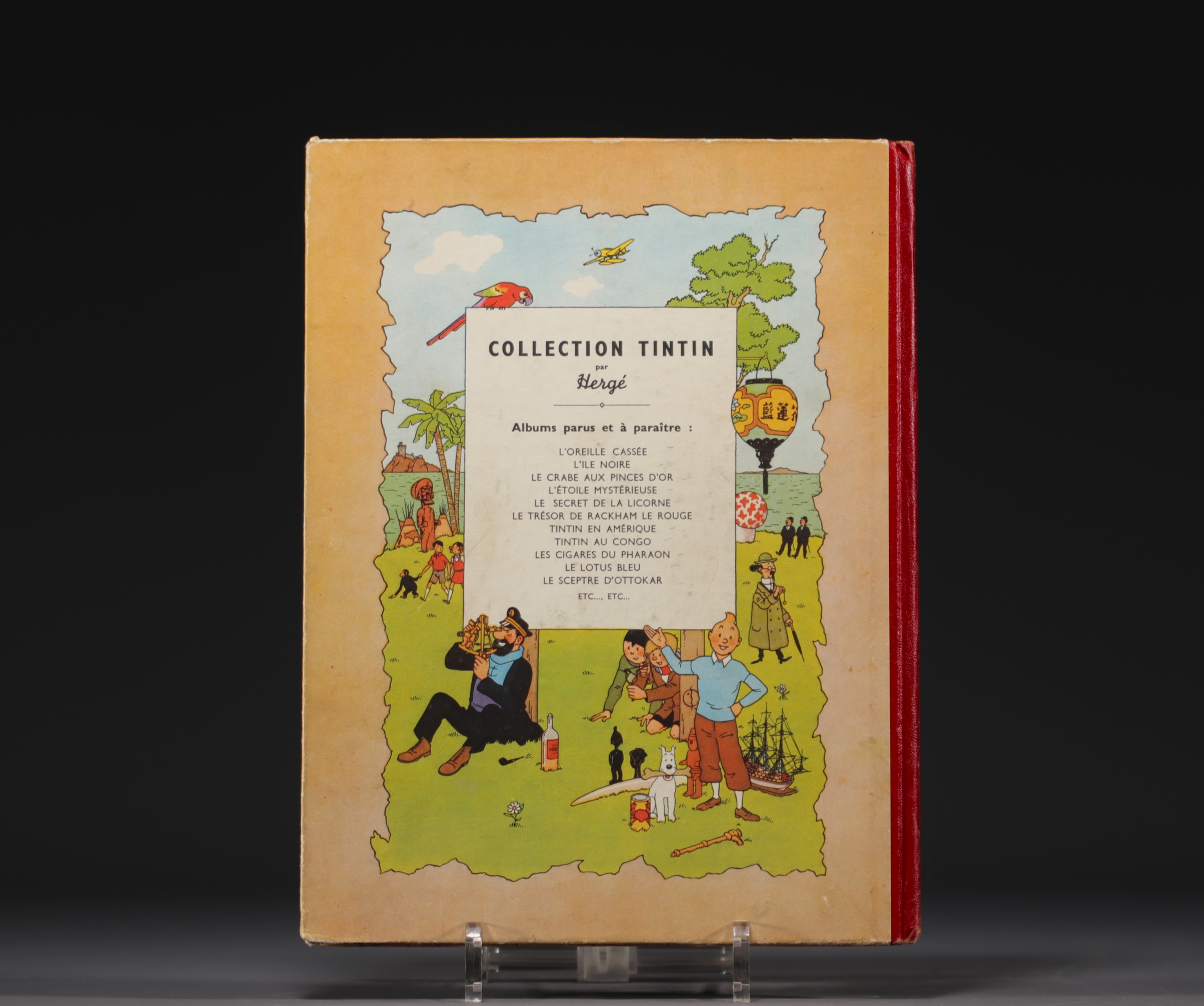 Tintin - "Ottokar's sceptre" album, 1947 edition. - Image 2 of 2