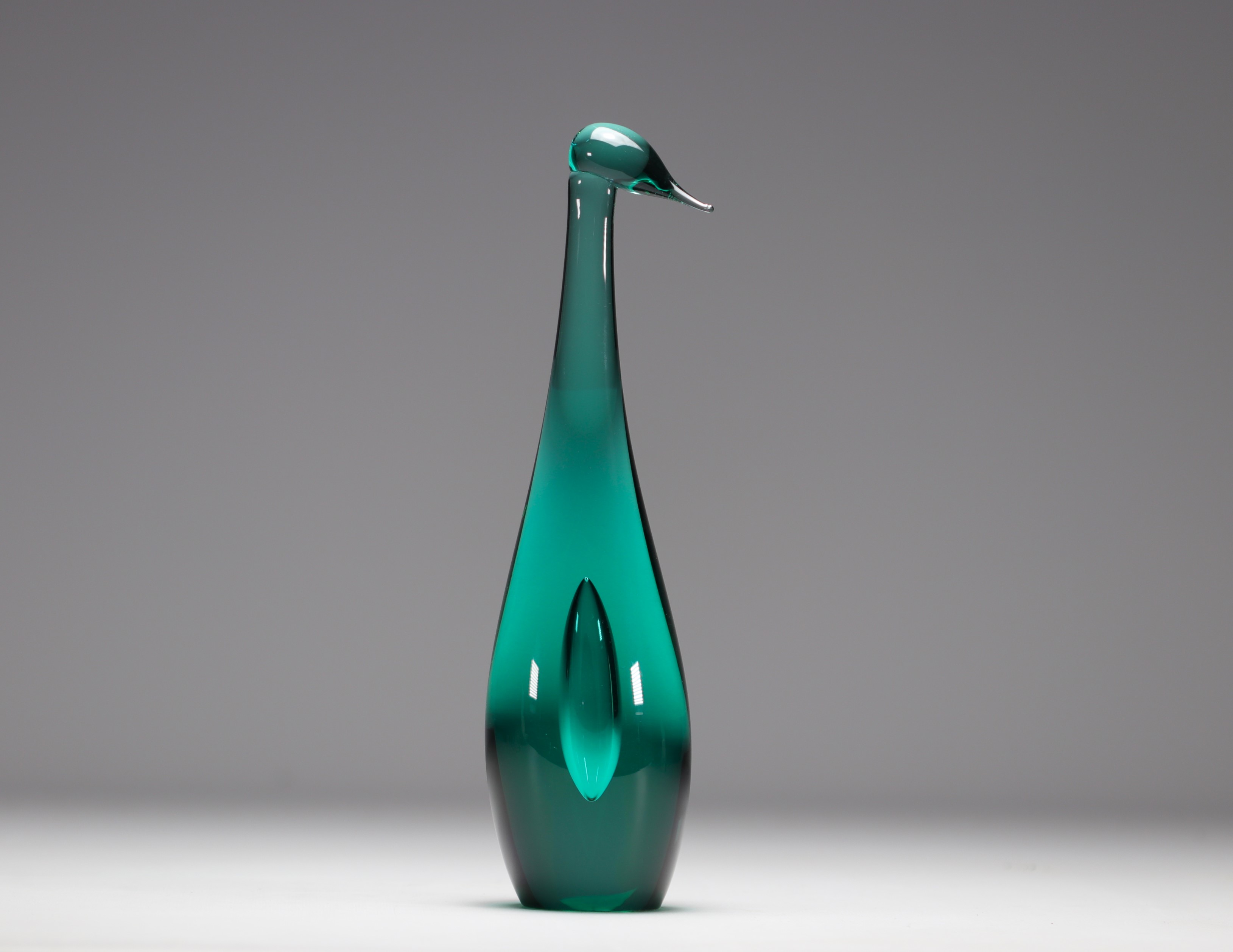 "Oiseau" Sculpture en verre de Murano, vers 1950. - Image 2 of 3