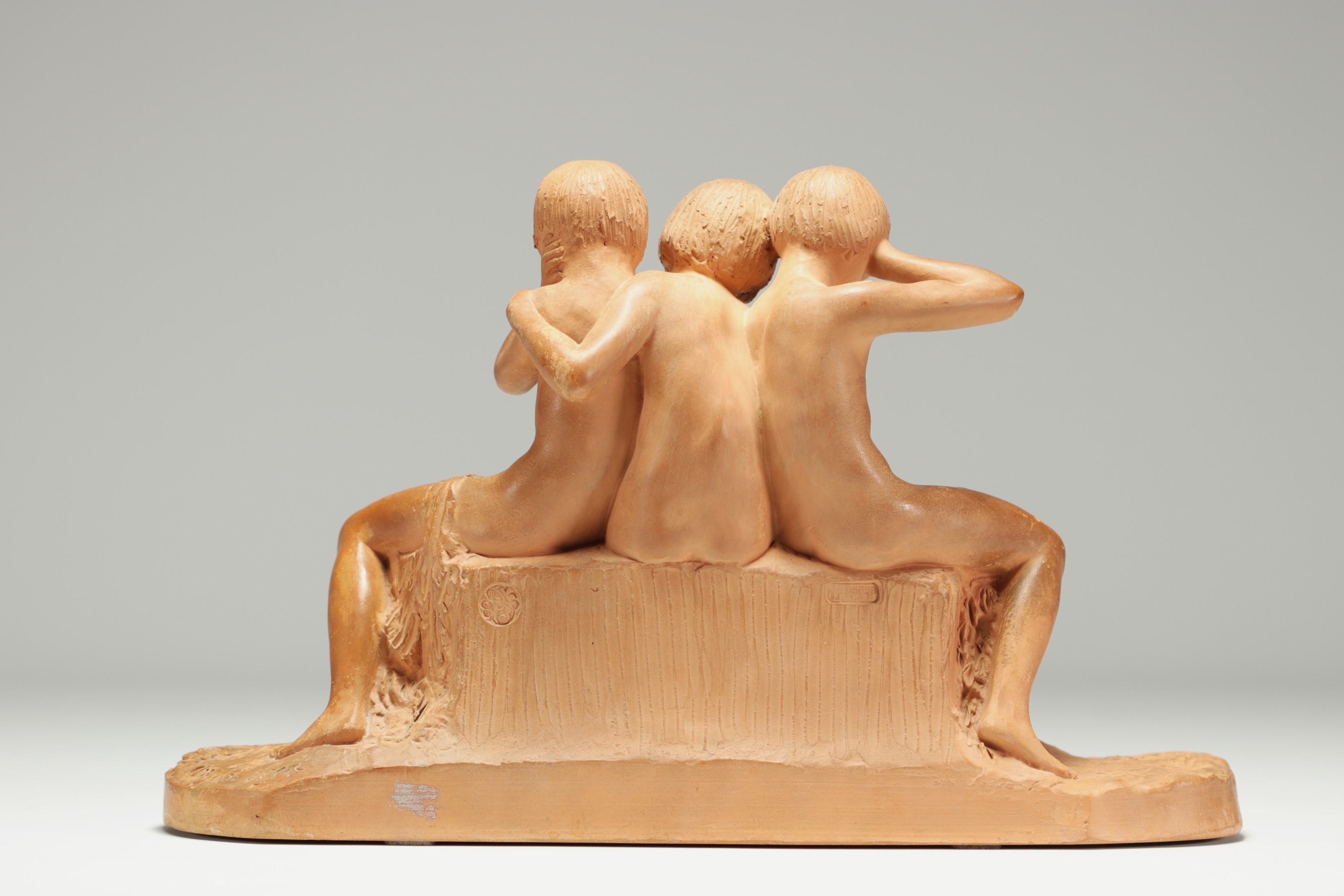 Ary BITTER (1883-1973) "Three young graces" Terracotta - Image 4 of 5