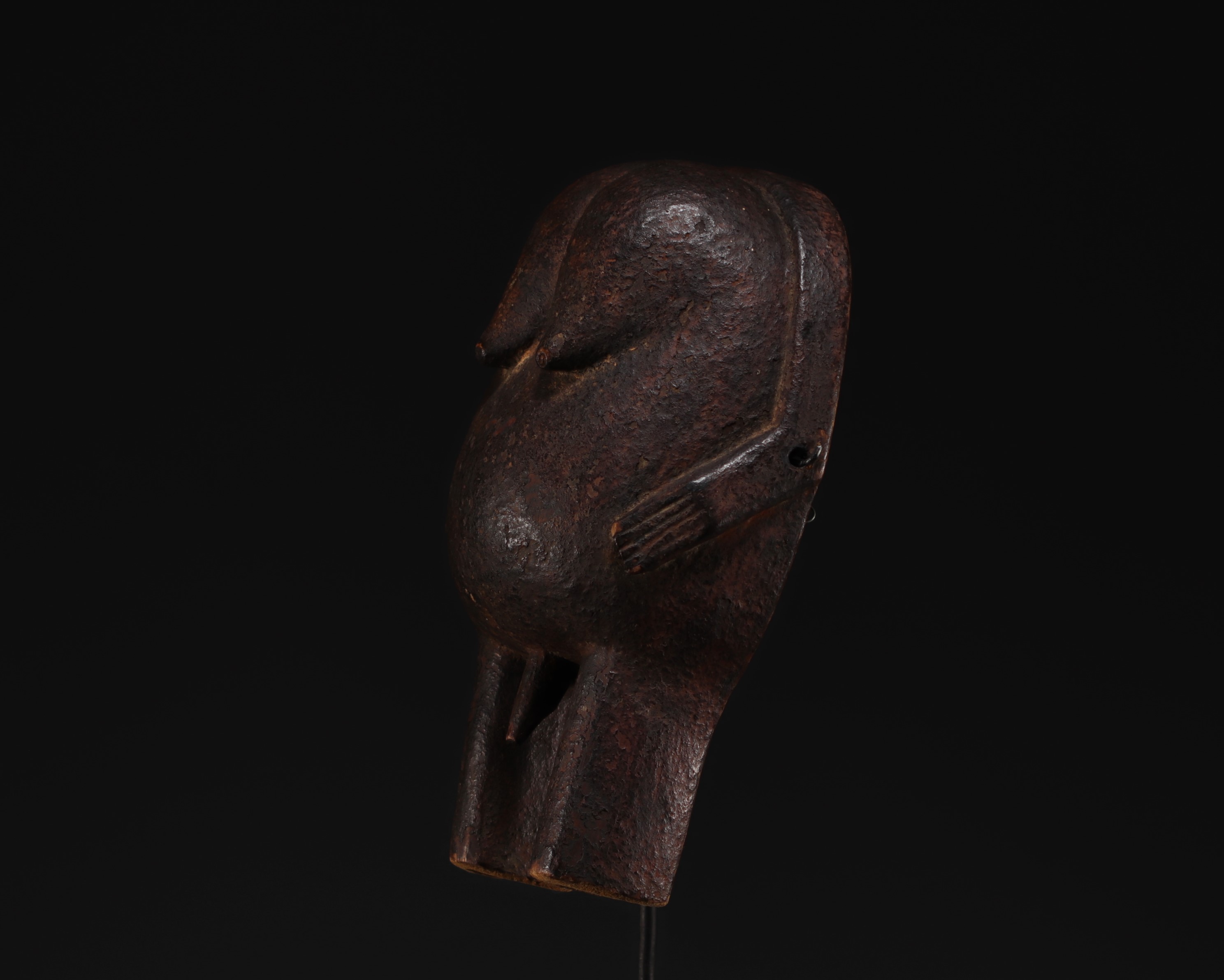 Africa - Makonde belly mask. - Image 4 of 4