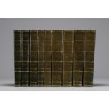 "OEuvres completes de BUFFON" in nine volumes, 1852 edition.