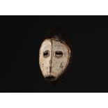 DRC - Lega mask in sculpted wood and pigments - Michel Boulanger Collection Liege