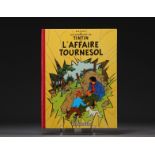 Tintin - Album "L'affaire Tournesol" 1956 edition.
