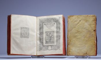 â€˜Summa Theologicaâ€™ Two volumes, work by Sant' Antonio printed in Lyon in 1528/1529.