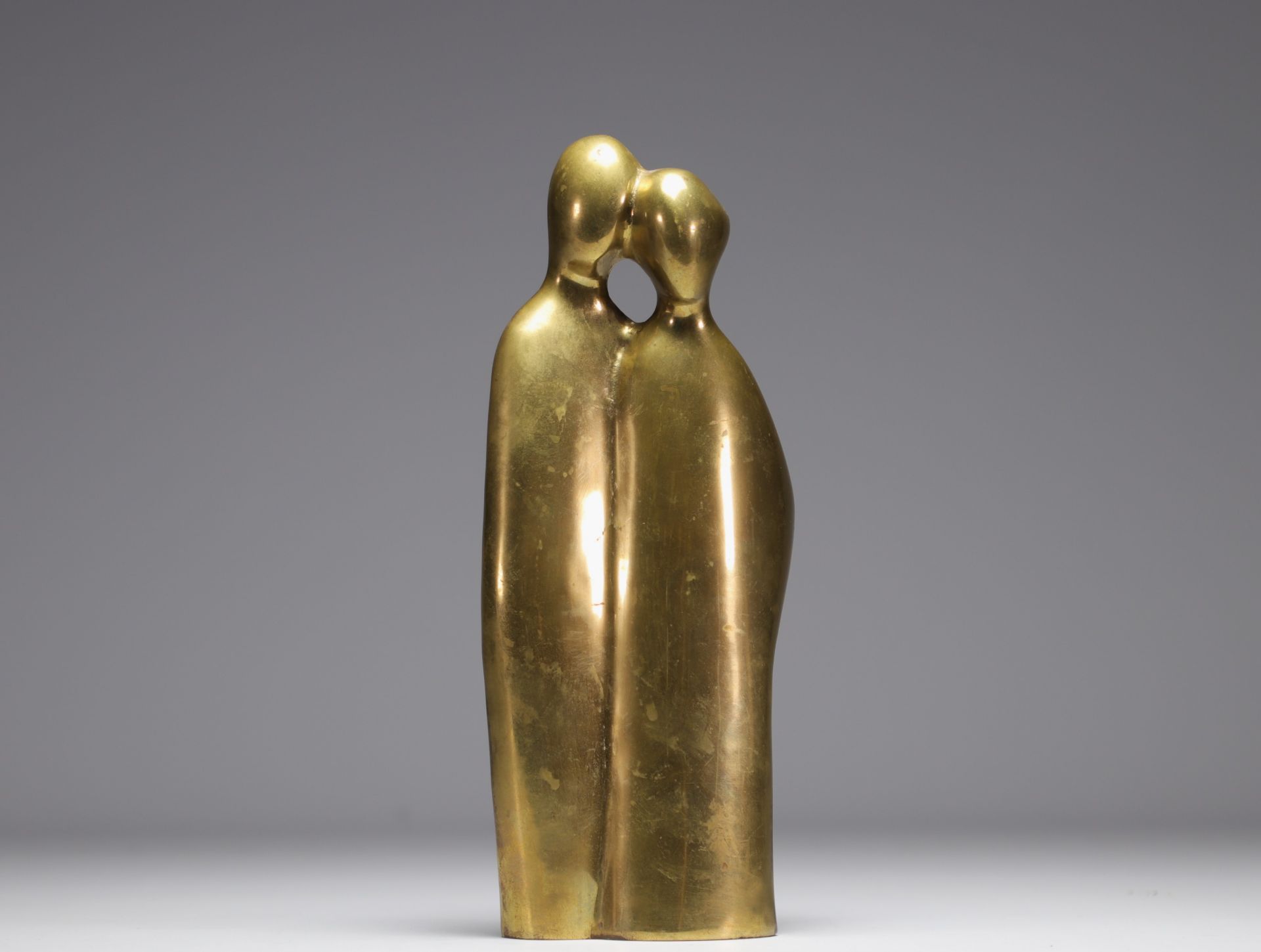 Caravelle Design â€˜Coupleâ€™ Bronze sculpture, circa 1970.