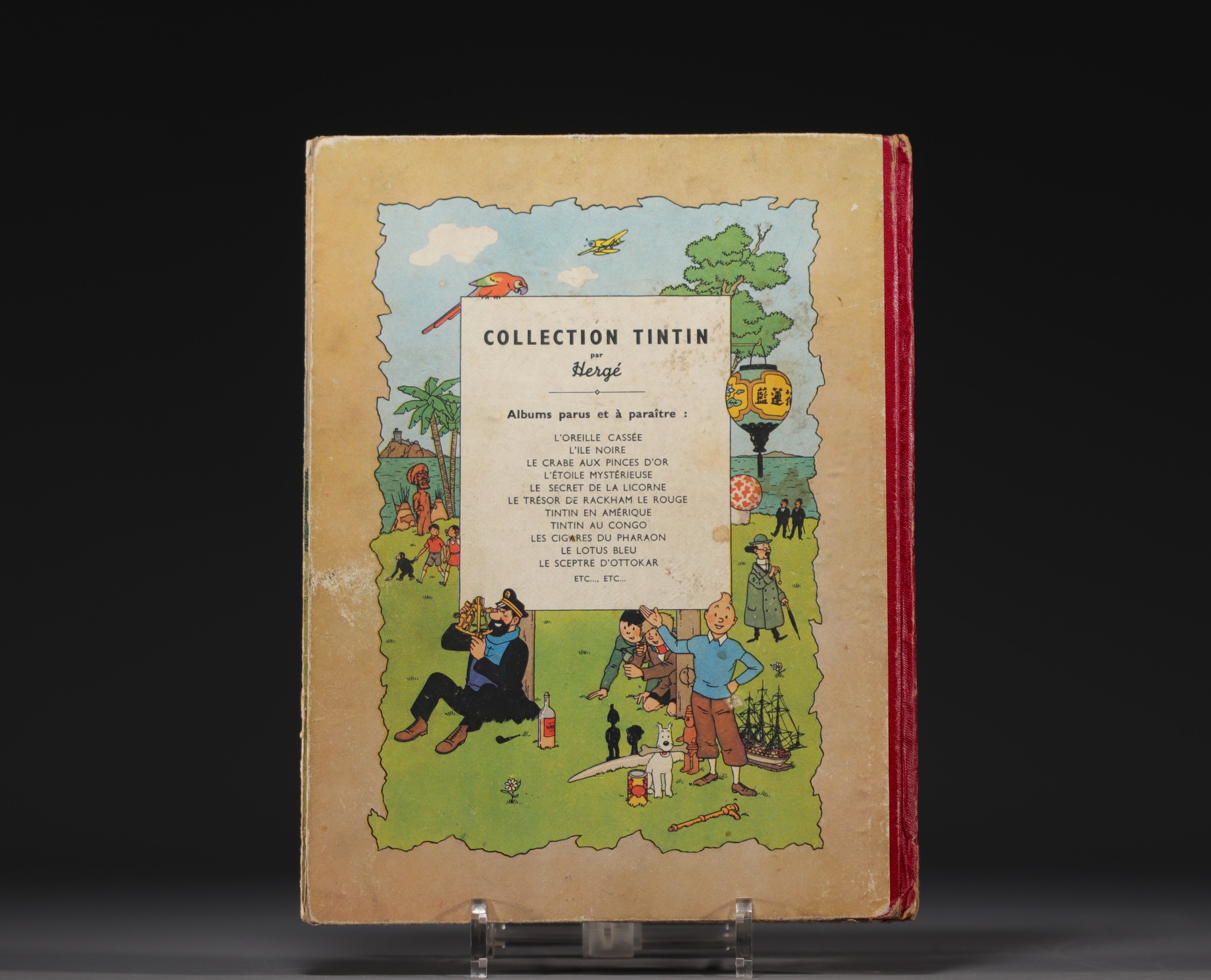 Tintin - "Tintin in America" album, 1946 edition - Image 2 of 2