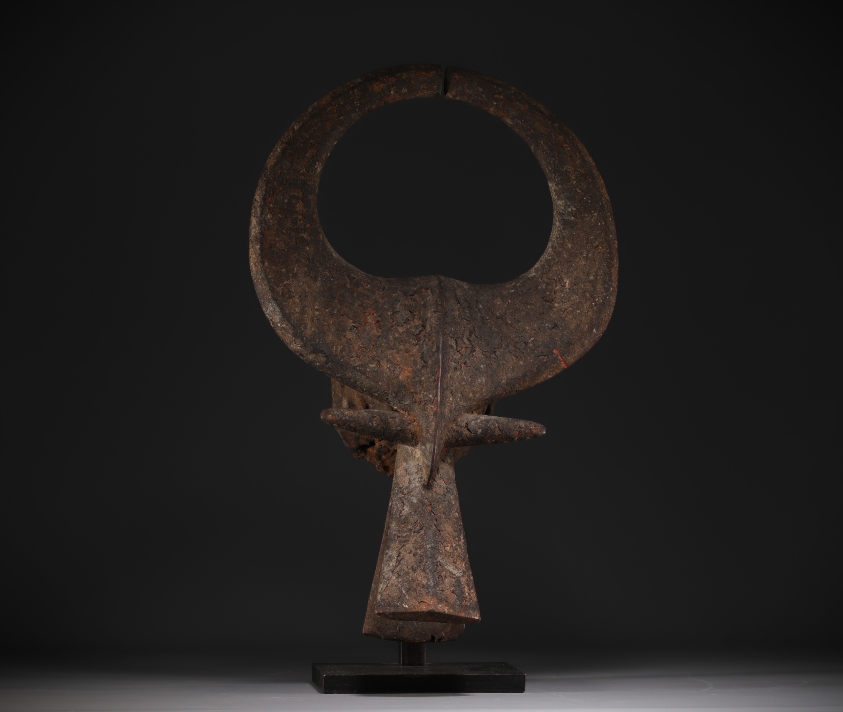 Nigeria - MAMA mask, stylised representation of an animal, Michel Boulanger Liege collection - Image 4 of 4