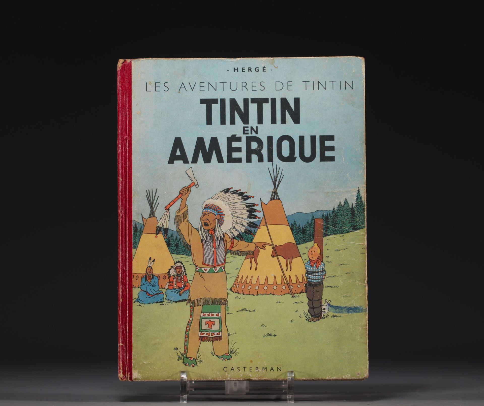 Tintin - "Tintin in America" album, 1946 edition