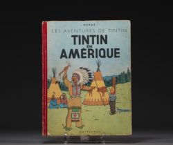 Tintin - "Tintin in America" album, 1946 edition