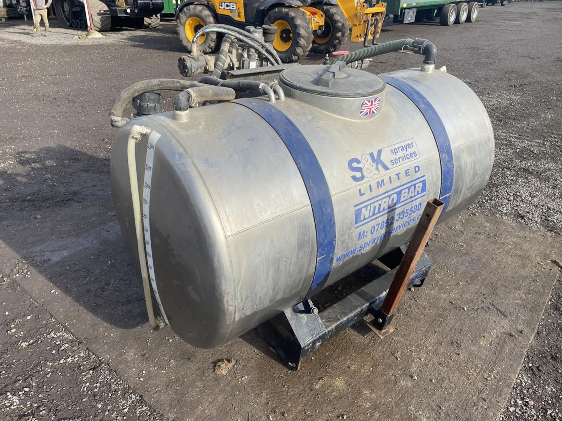 S & K Liquid Fertiliser Tank by Watson and Brookman, Tank No. 2466/304L, Capacity 1200 Litres, - Bild 2 aus 5