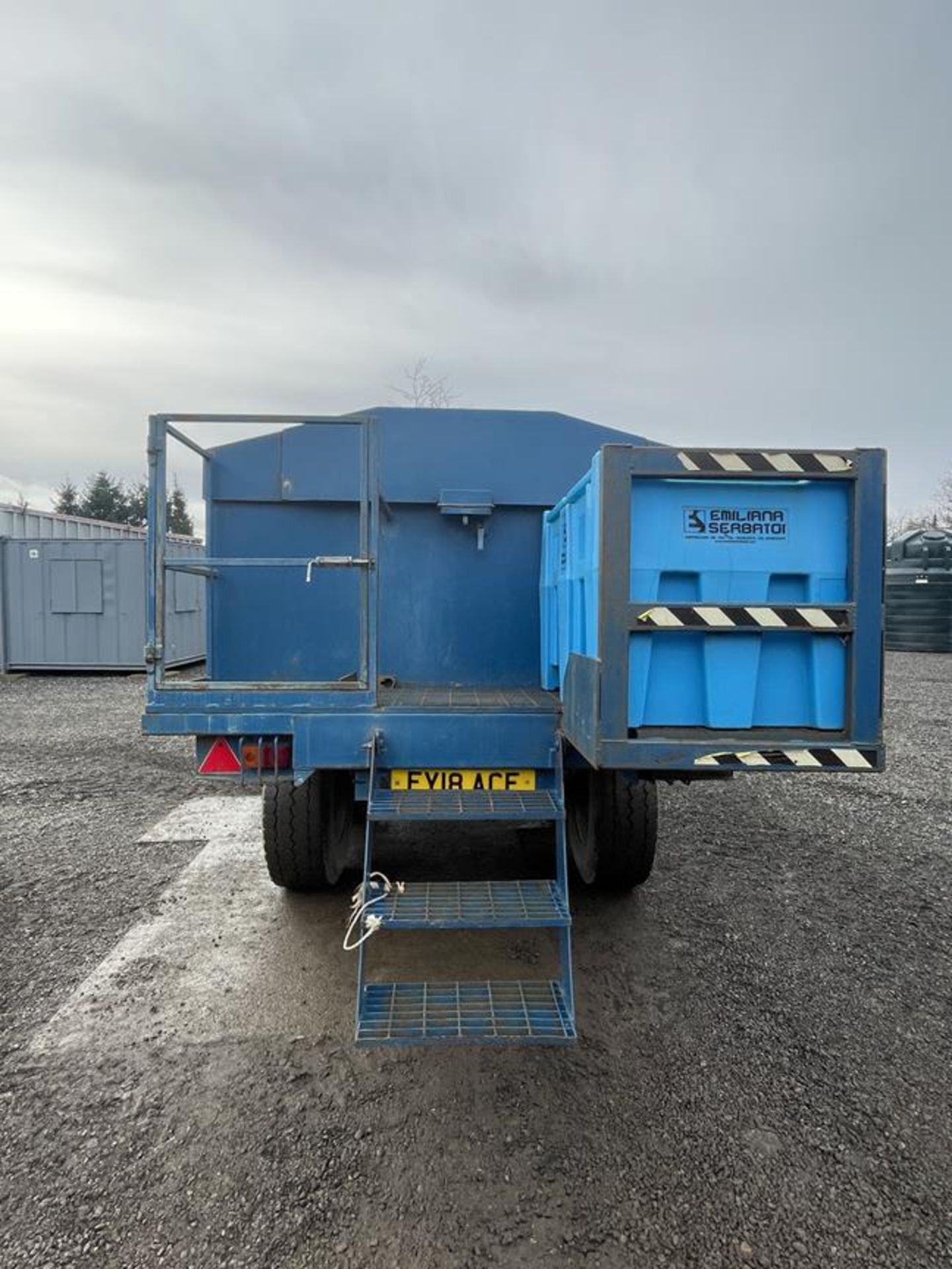 2005 AS Marston Trailers BSB 8000L Double Axle Fuel Bowser Trailer S/No. 211574, 385/65R22.5 - Bild 4 aus 9