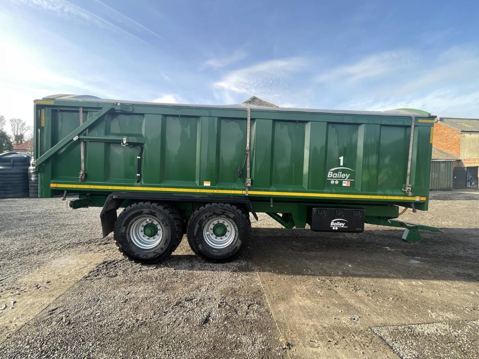 2021 Bailey TB 18-Ton Double Axle Trailer S/No. 2228118, 560/60R22.5 Michelin Tyres, Rollover - Bild 5 aus 10