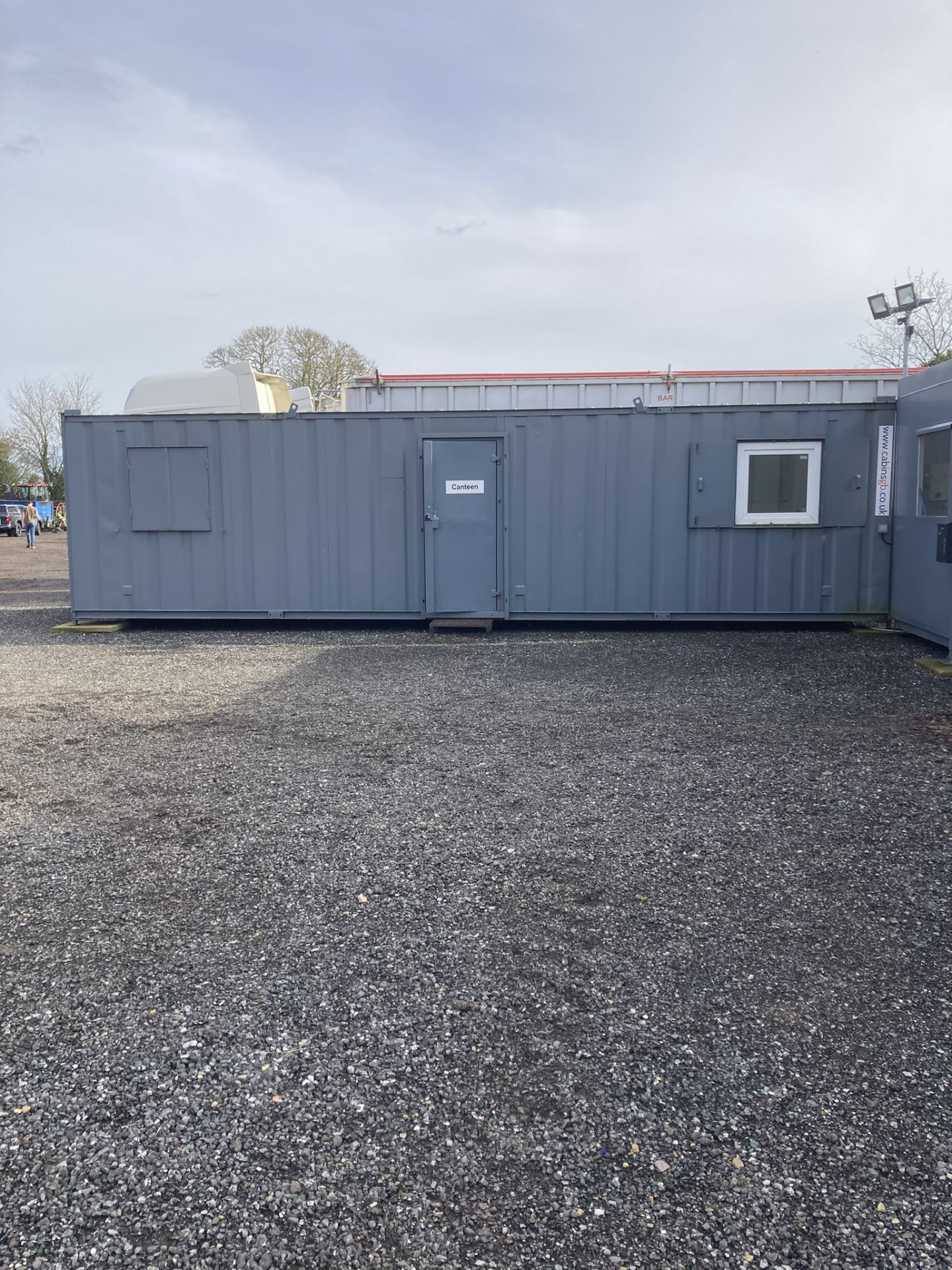 Steel Jackleg Relocatable Canteen Building with Enclosed Office , 32'x 9', Single Door and 4 - Image 5 of 11