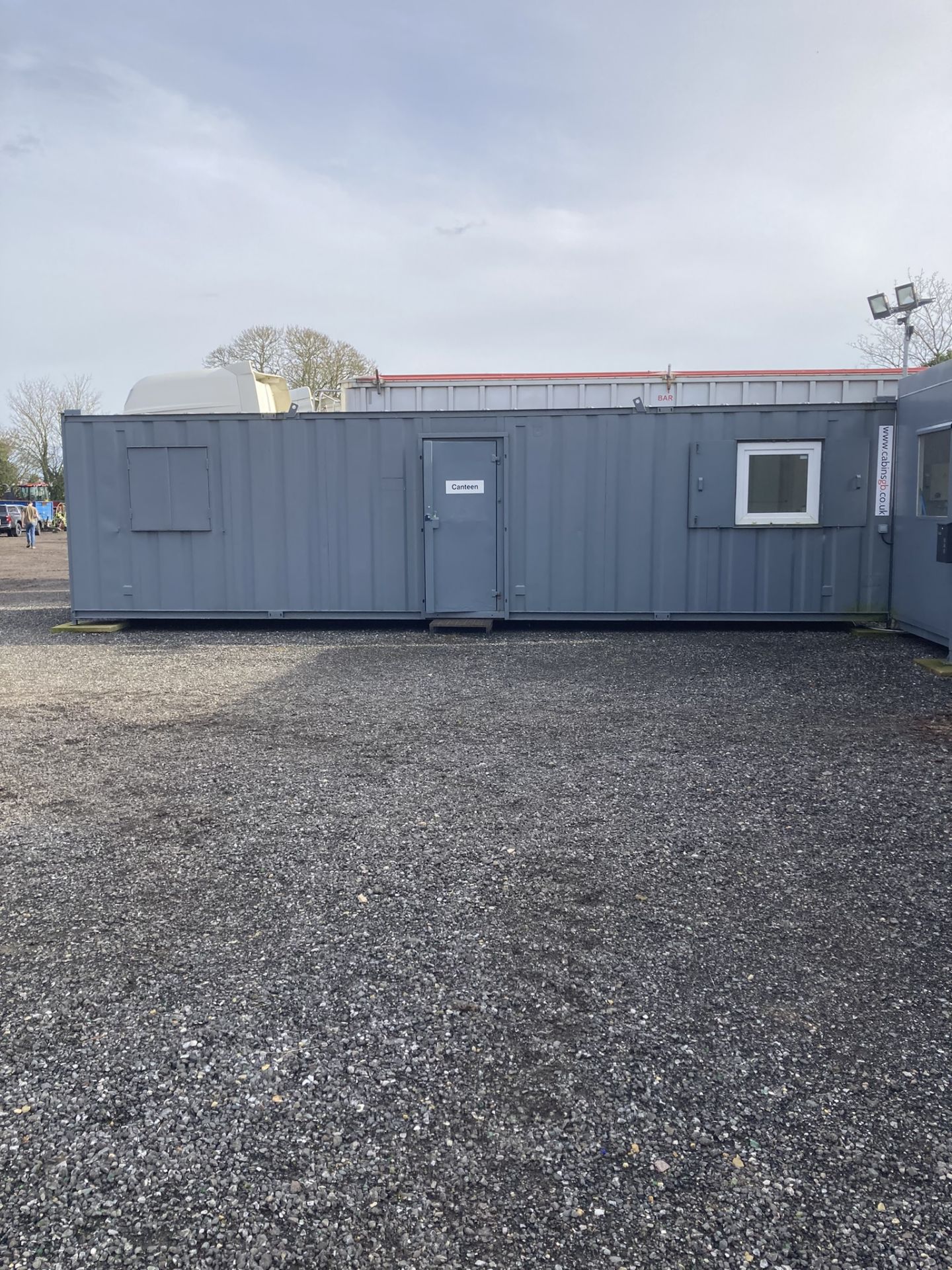 Steel Jackleg Relocatable Canteen Building with Enclosed Office , 32'x 9', Single Door and 4 - Bild 5 aus 11