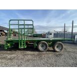 2015 Heath Superchaser Model Super Extra Bale Chaser, Double Axle Trailer S/No. BB15735, Air Brakes,
