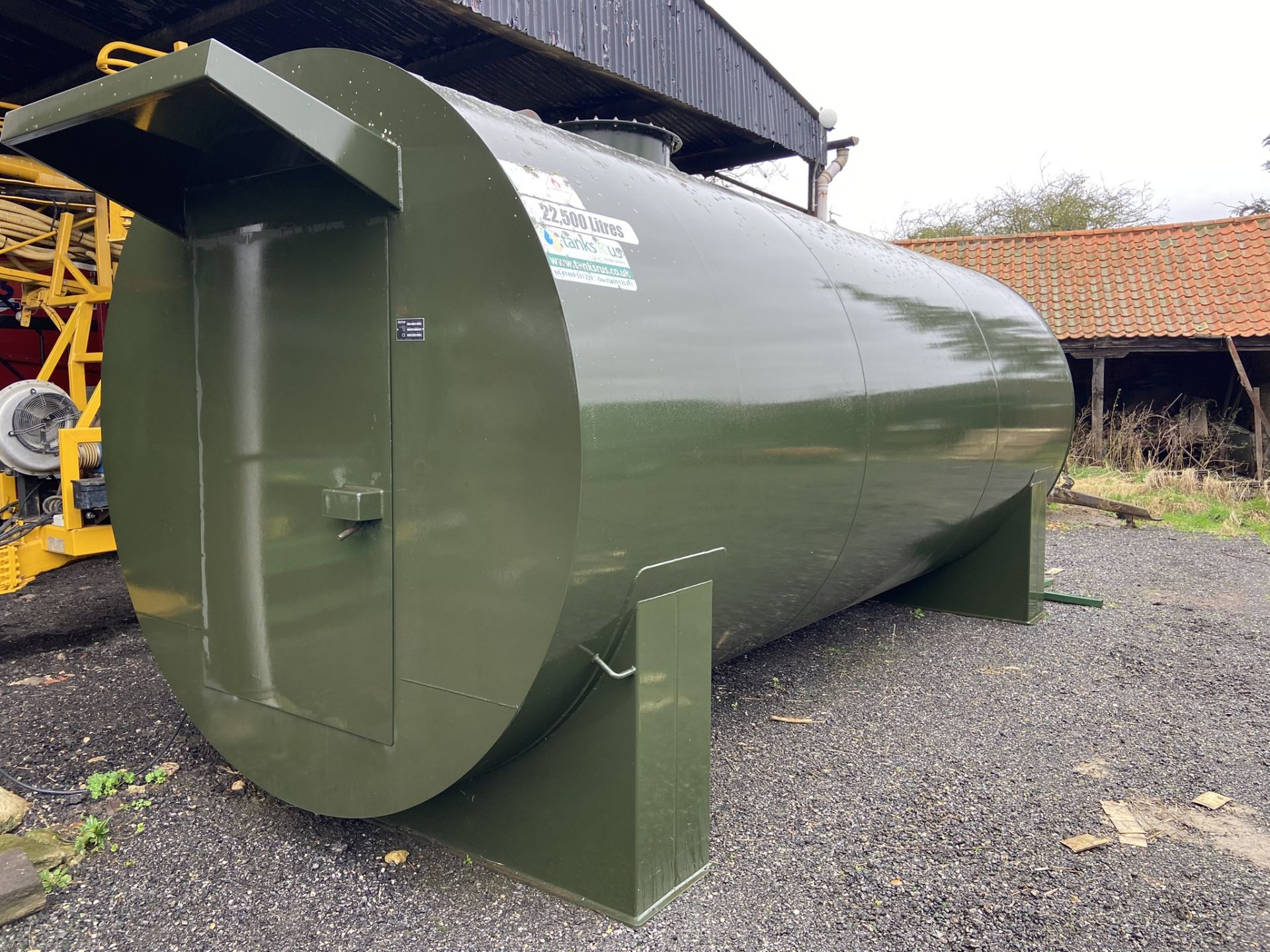 2010 Fuel Proof 22,500 Litre Capacity Lockable Steel Diesel Tank S/No. 9773, with Fast Delivery Hose