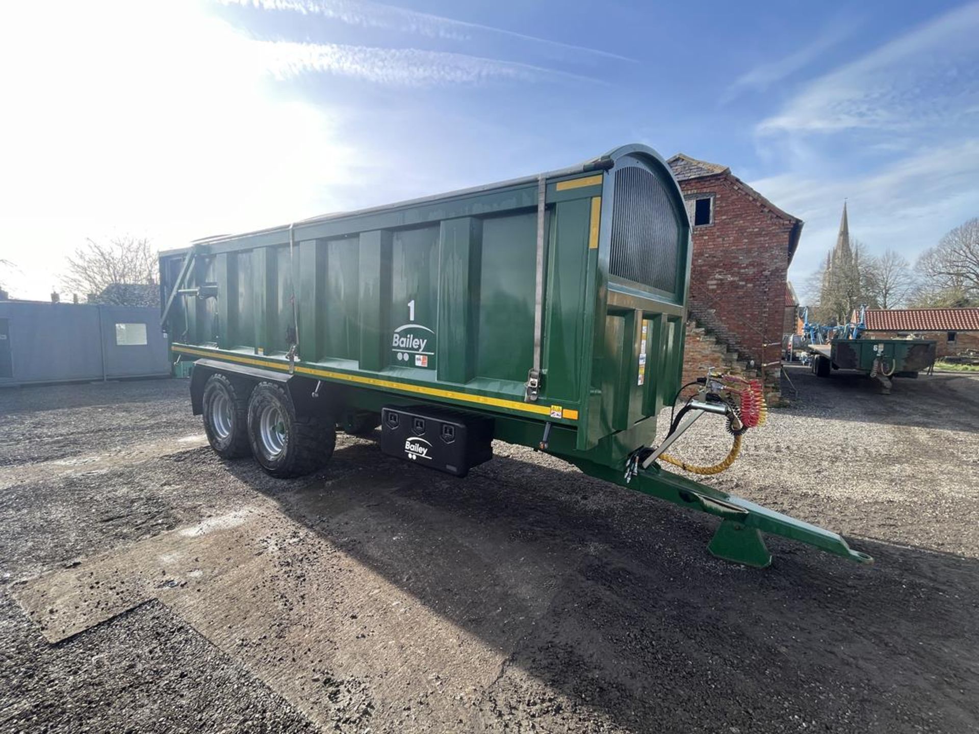 2021 Bailey TB 18-Ton Double Axle Trailer S/No. 2228118, 560/60R22.5 Michelin Tyres, Rollover - Bild 4 aus 10