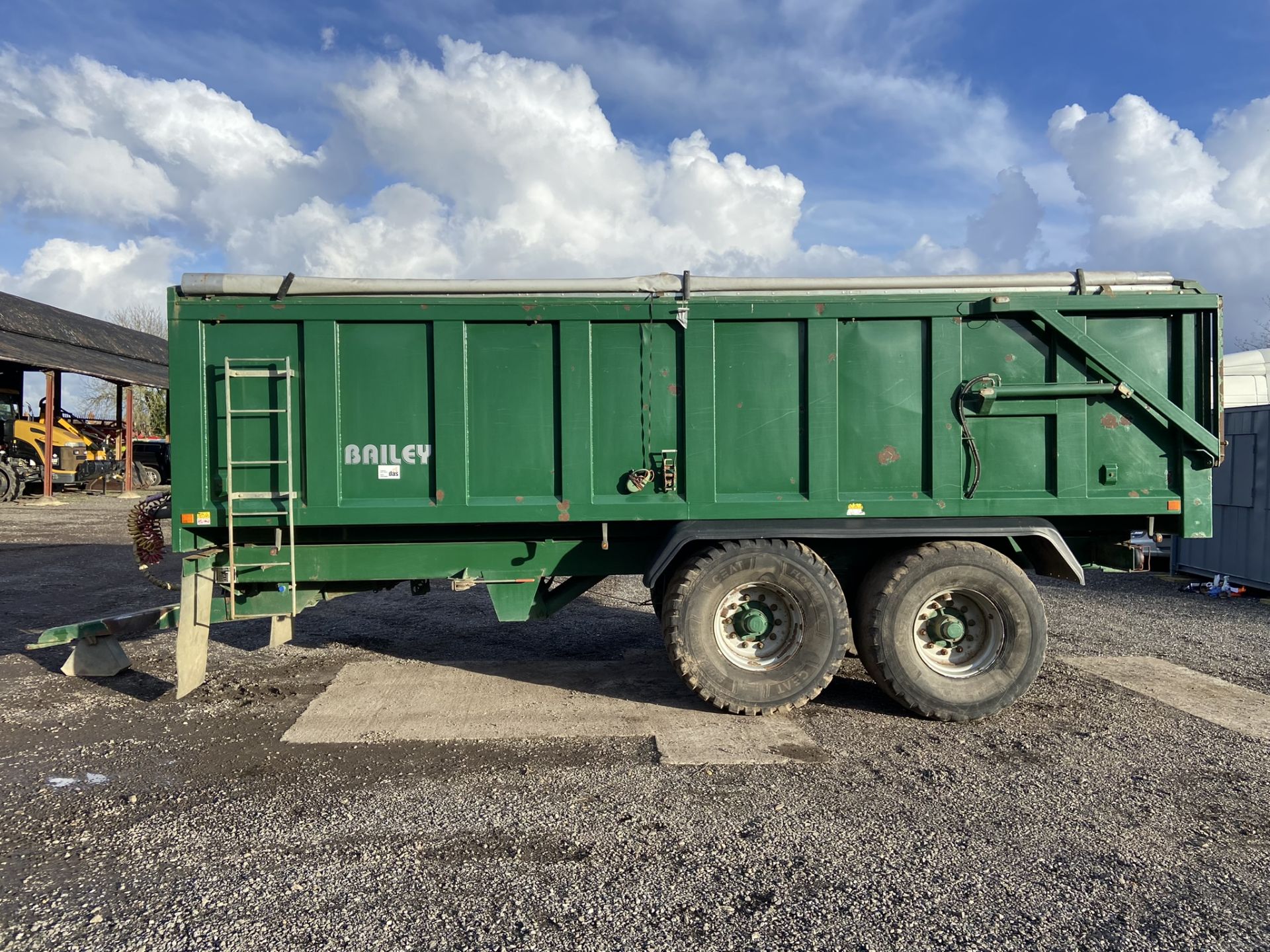 2015 Bailey TB 16-Ton Double Axle Hydraulic Tipper Trailer S/No. 14276, 560/60R22.5 Flotation