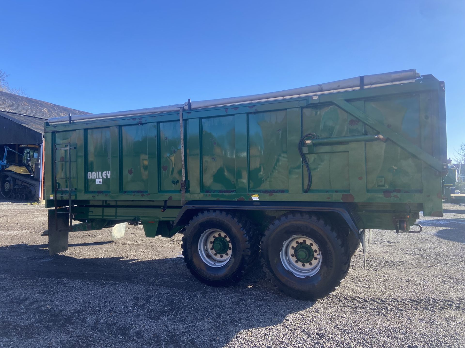 2015 Bailey TB 16-Ton Double Axle Hydraulic Tipper Trailer S/No. 14278, 560/60R22.5 Flotation - Image 8 of 10