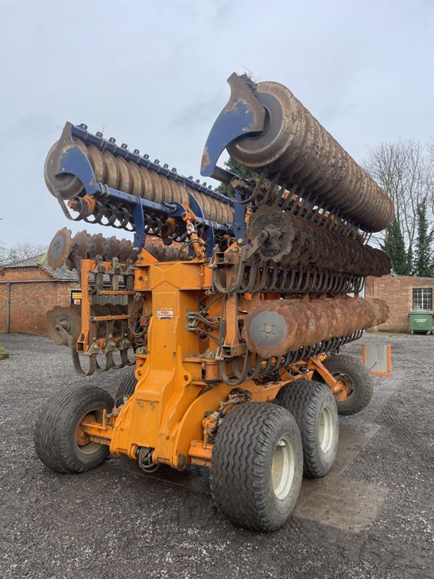 2010 Great Plains Simba X-Press 10.0M Disc Trailed Cultivator, S/No. 18011265, with Transport and