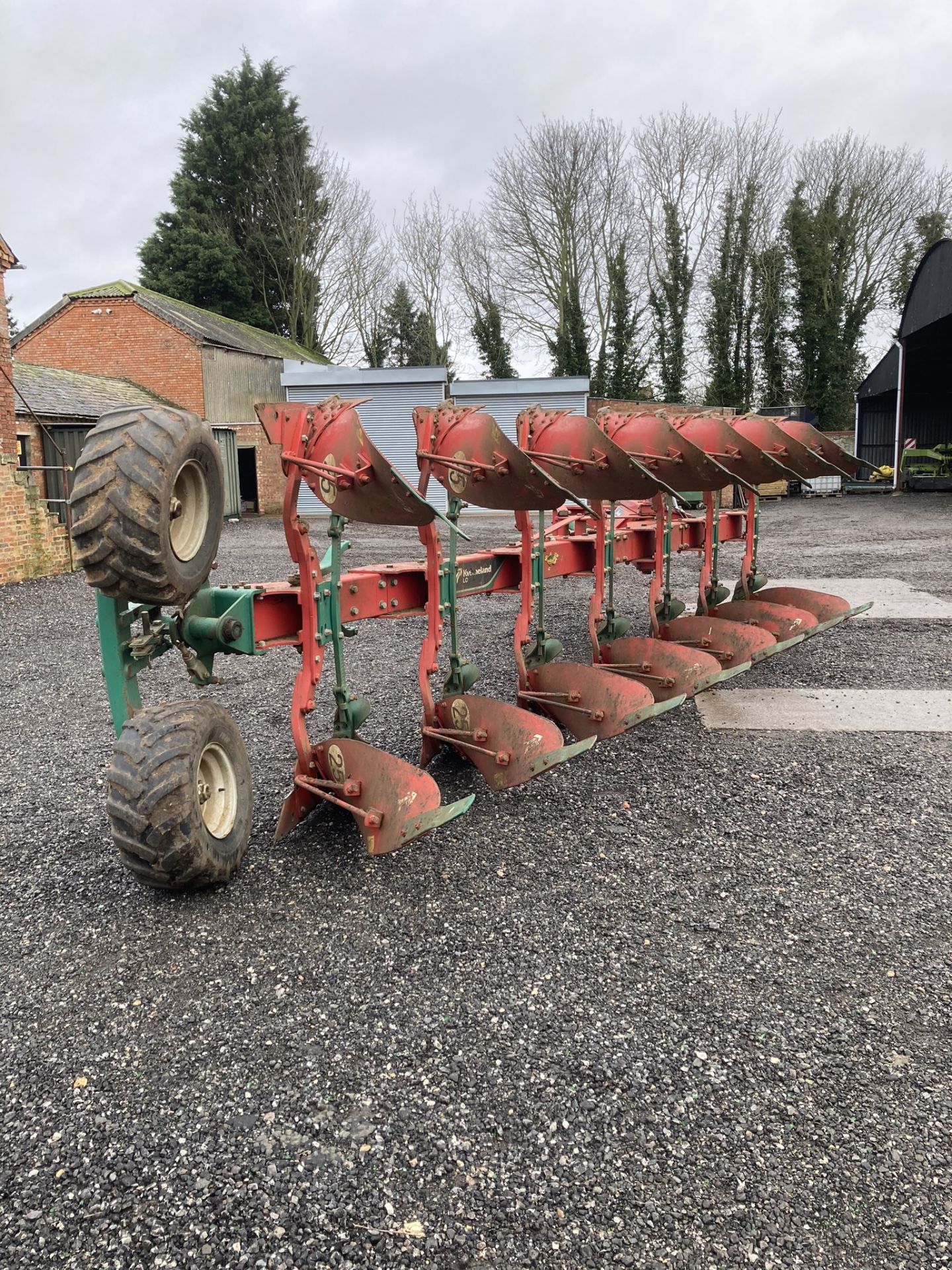 2019 Kverneland LO Type KKLO-85-300, 7 Furrow Mounted Reversible Plough, Machine ID KKL0001036, - Image 3 of 5