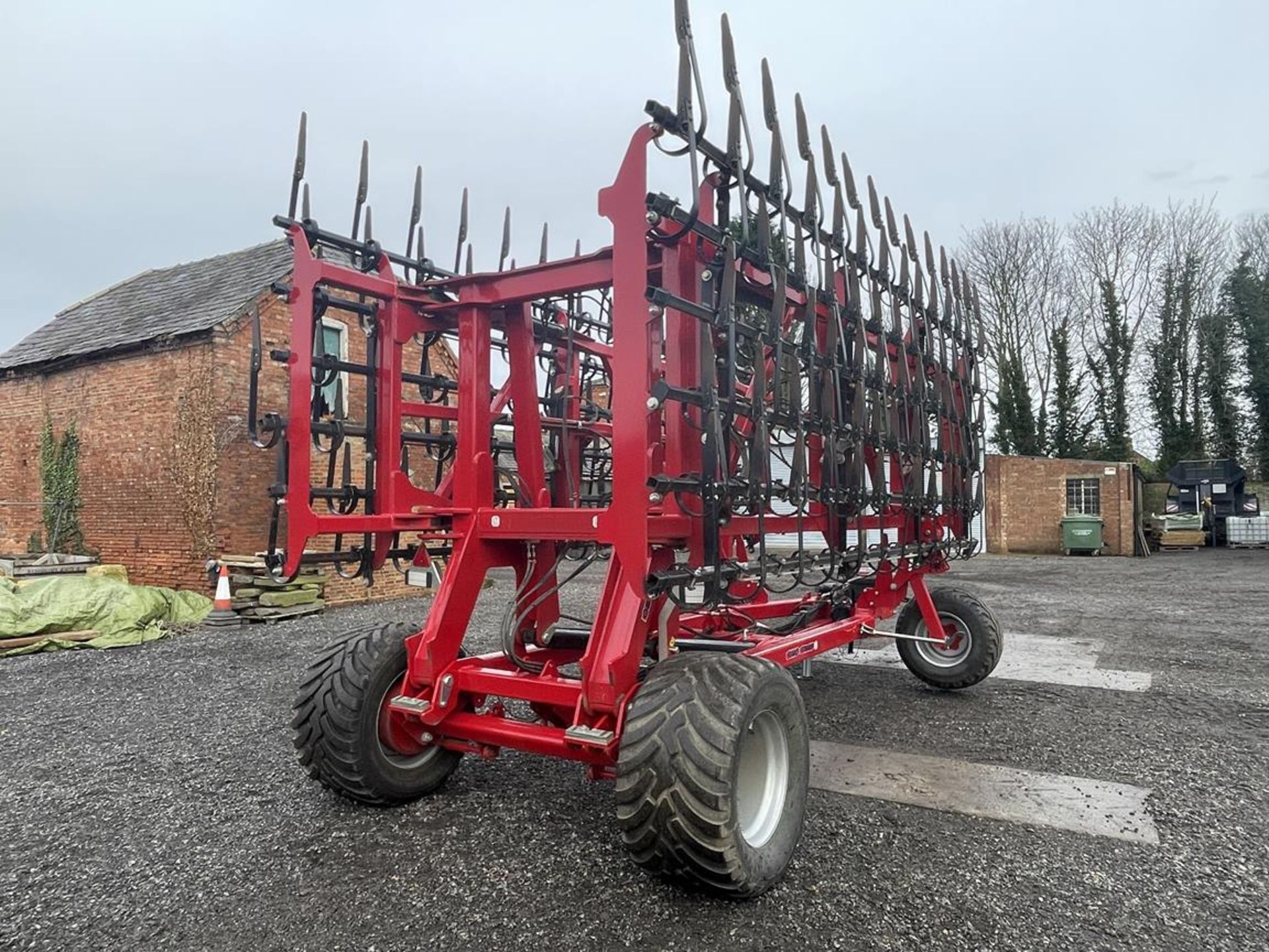 2017 Sumo Strake S12 High Speed Straw Rake, S/No. AG251, 160 Tungsten Tipped Tines, Hydraulic