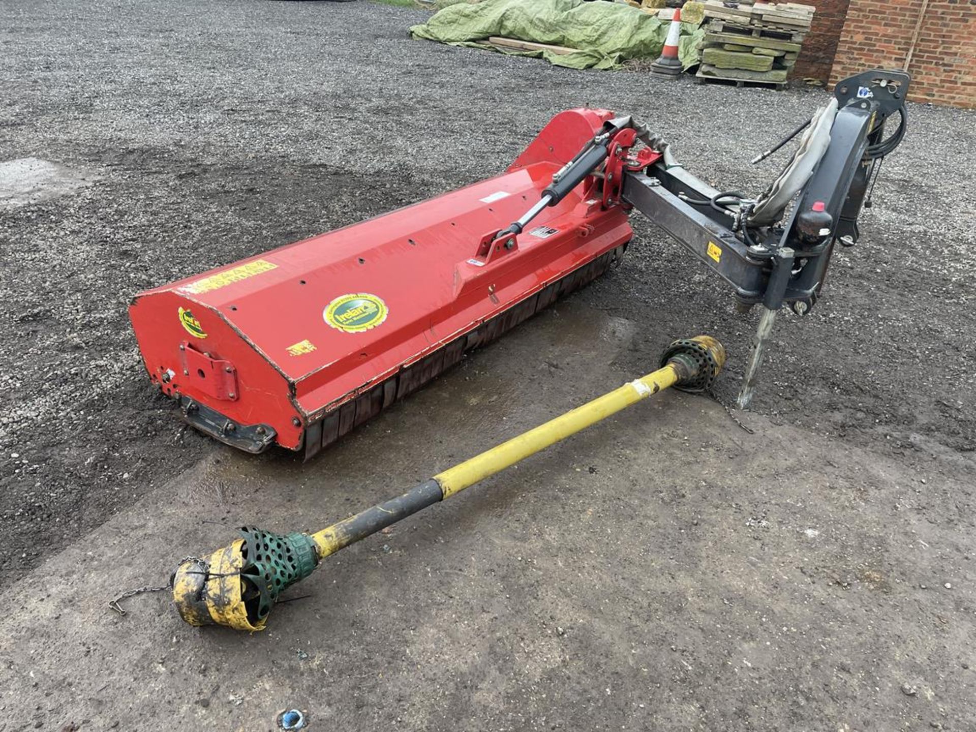 2019 Kvernland FHP Plus 250 Offset Rear Mounted Flail Mower/Chopper, S/No. KB180955, Cutting Width - Image 3 of 5