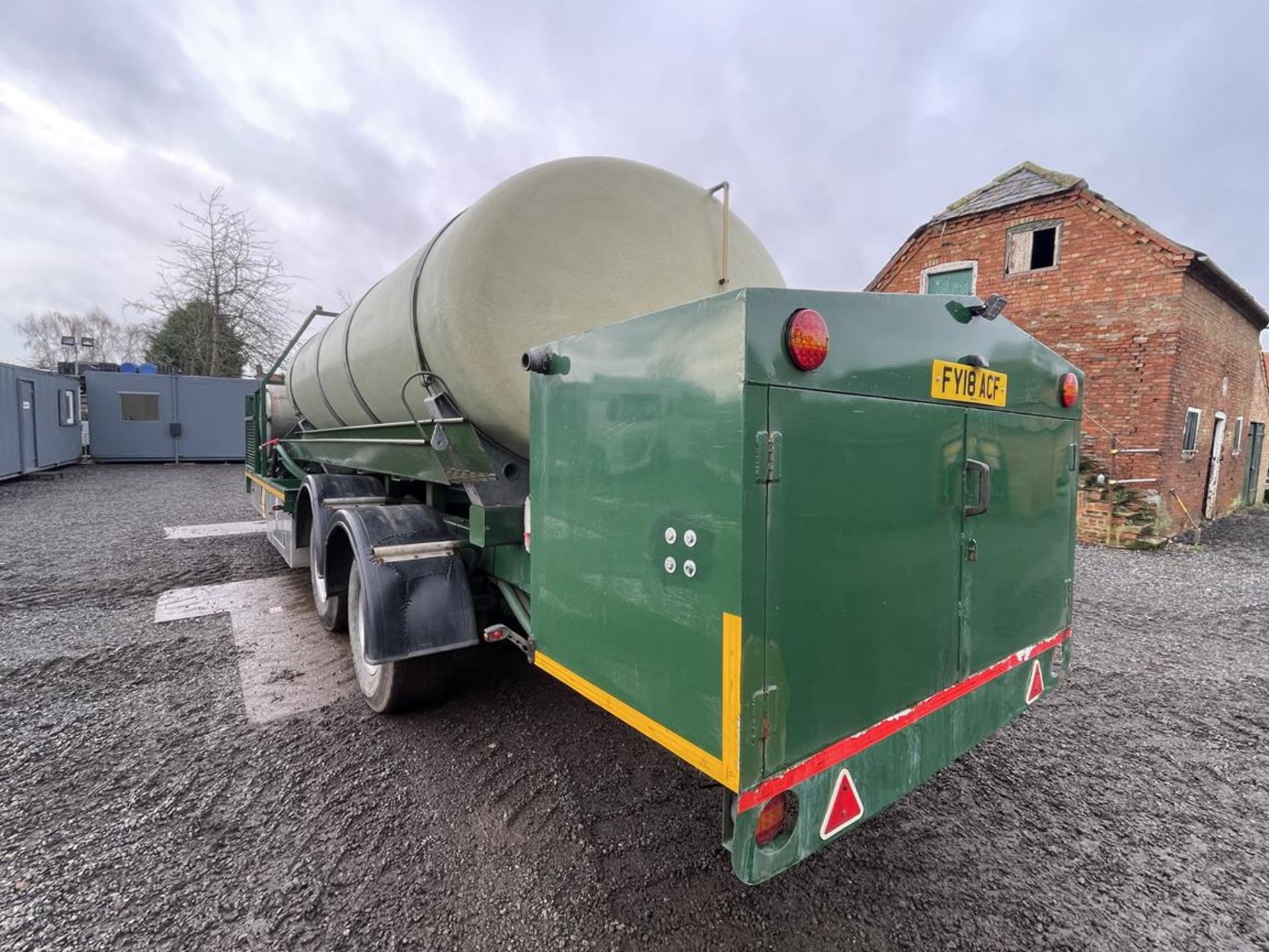 Bailey 18-Ton Double Axle Water Bowser Tailer Fitted with Kohler 9101.487 Diesel Pump with 1500L - Image 3 of 11