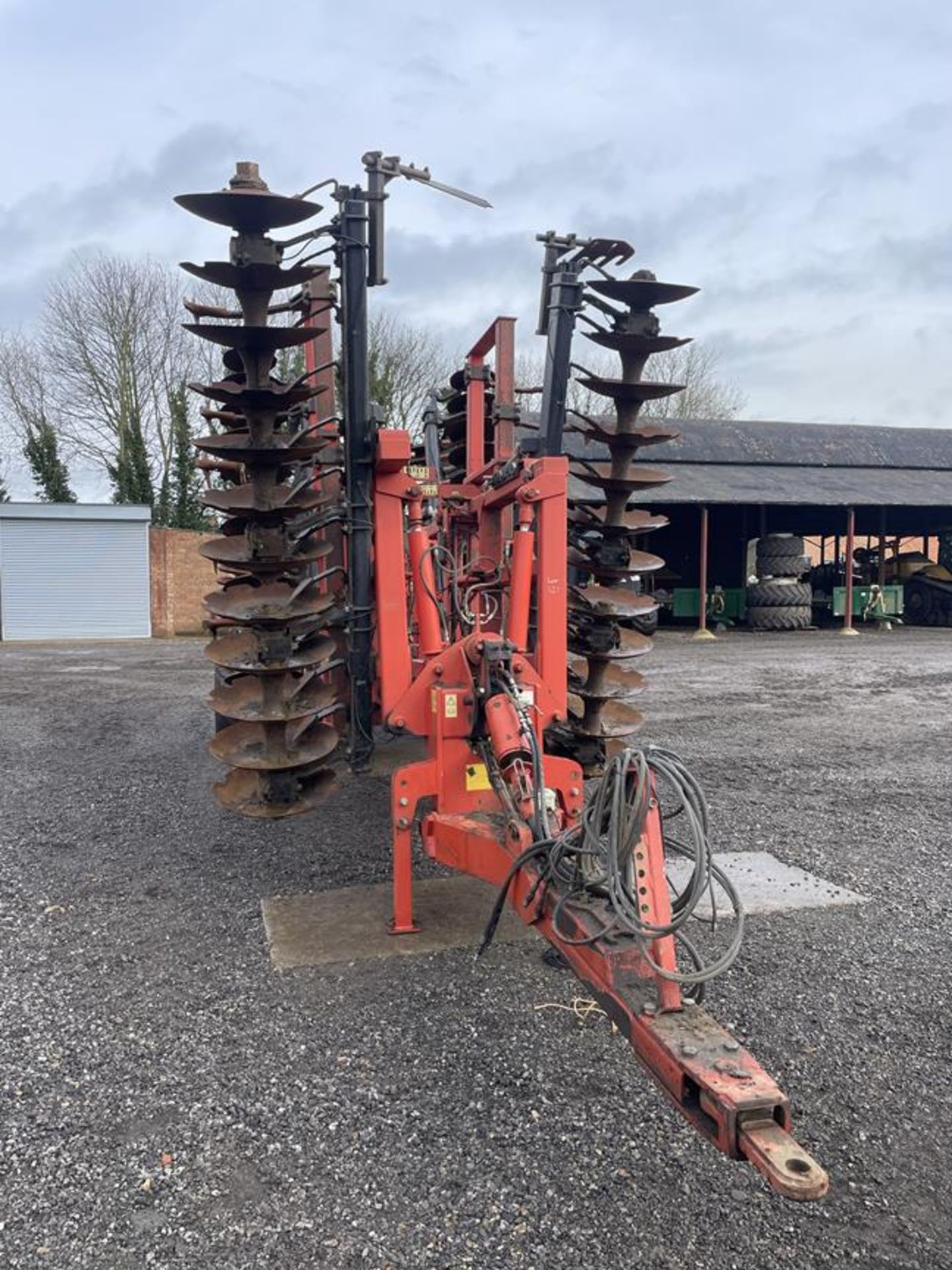 2006 Gregoire Besson Discordon DXRV-HD 48 Trailed Stubble Cultivator, S/No. 600698, 13 Tines, - Bild 9 aus 10