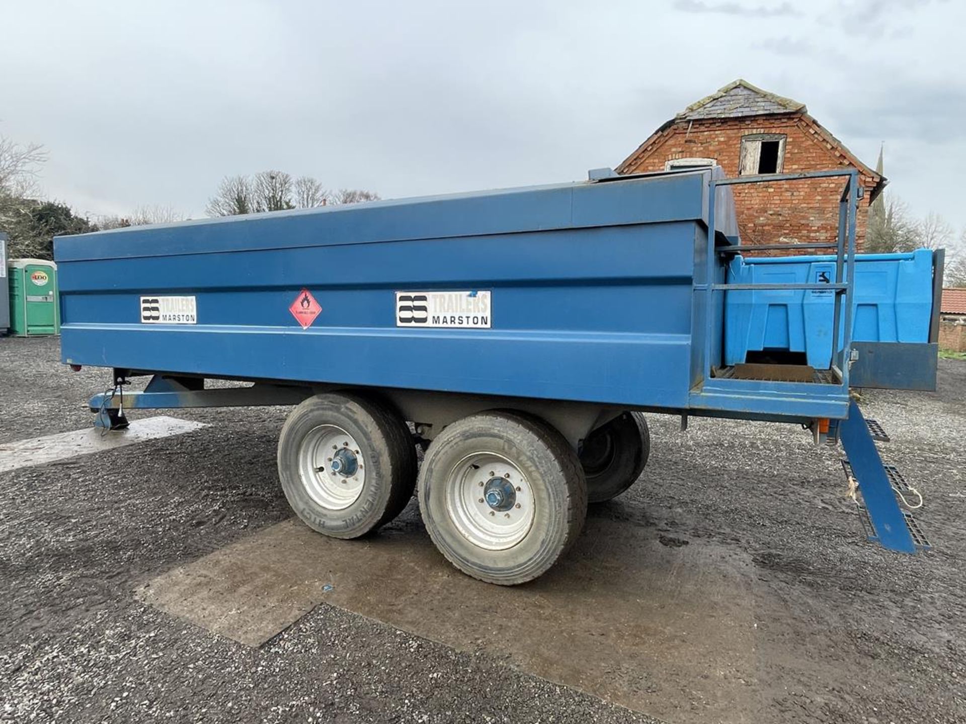 2005 AS Marston Trailers BSB 8000L Double Axle Fuel Bowser Trailer S/No. 211574, 385/65R22.5 - Image 5 of 9