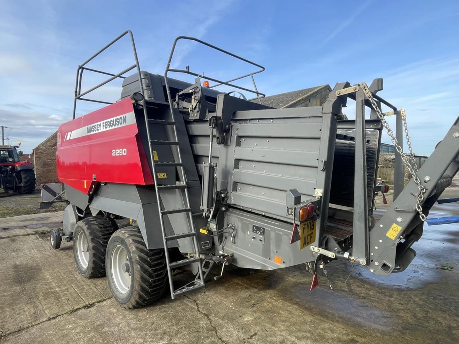 2014 Massey Ferguson MF2290 Model SQ Twin Axle Baler, S/No. AGCM22900EHB05320, 57,256 Bales, - Bild 8 aus 13