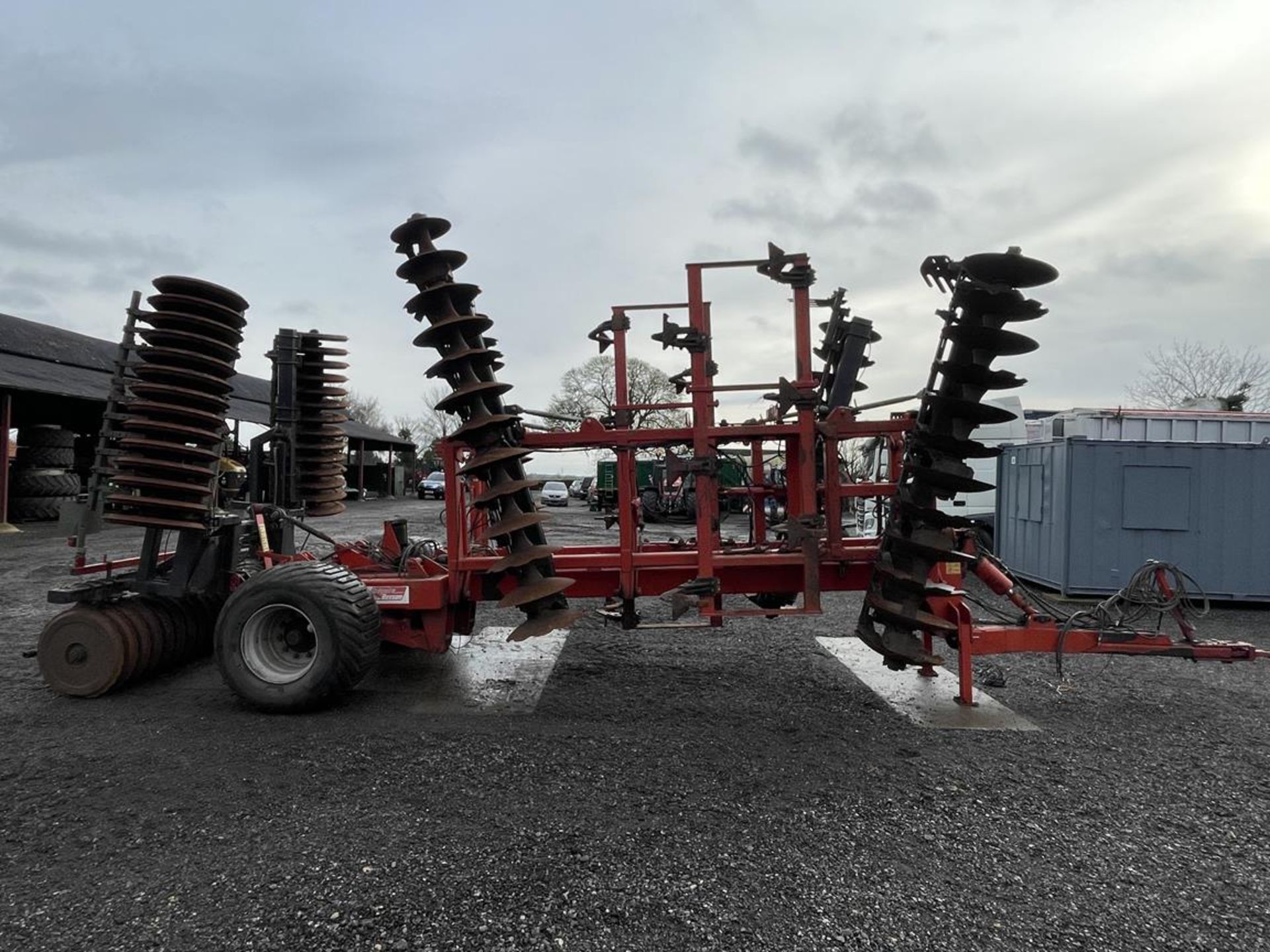 2006 Gregoire Besson Discordon DXRV-HD 48 Trailed Stubble Cultivator, S/No. 600698, 13 Tines,