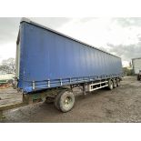 2006 Montracon EB+ ADR 25/2M Triple Axle Curtainside Trailer, VIN: 24688 with Rear Barn Doors.